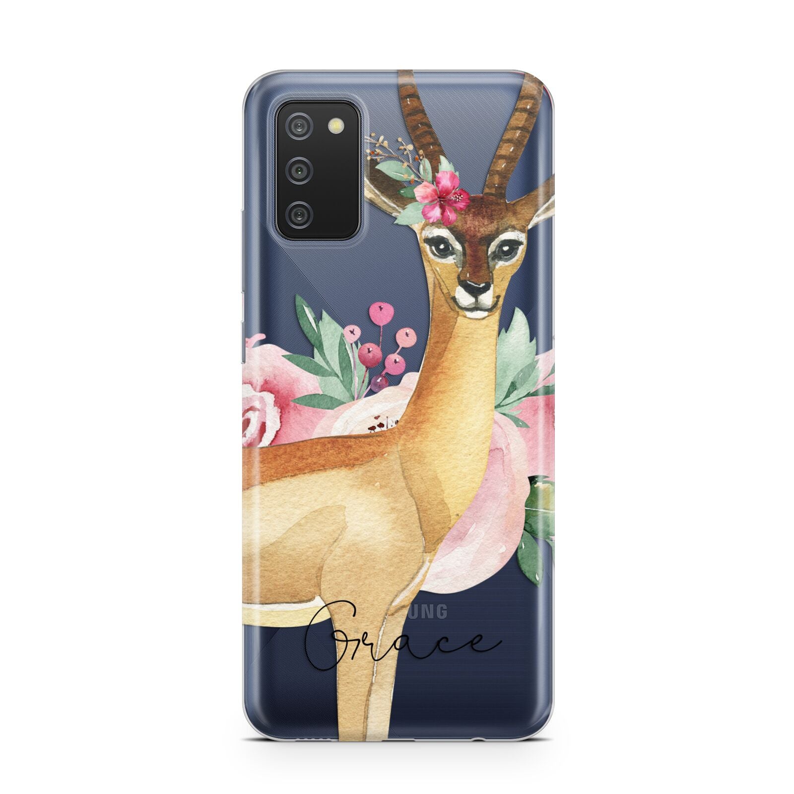 Personalised Gerenuk Samsung A02s Case