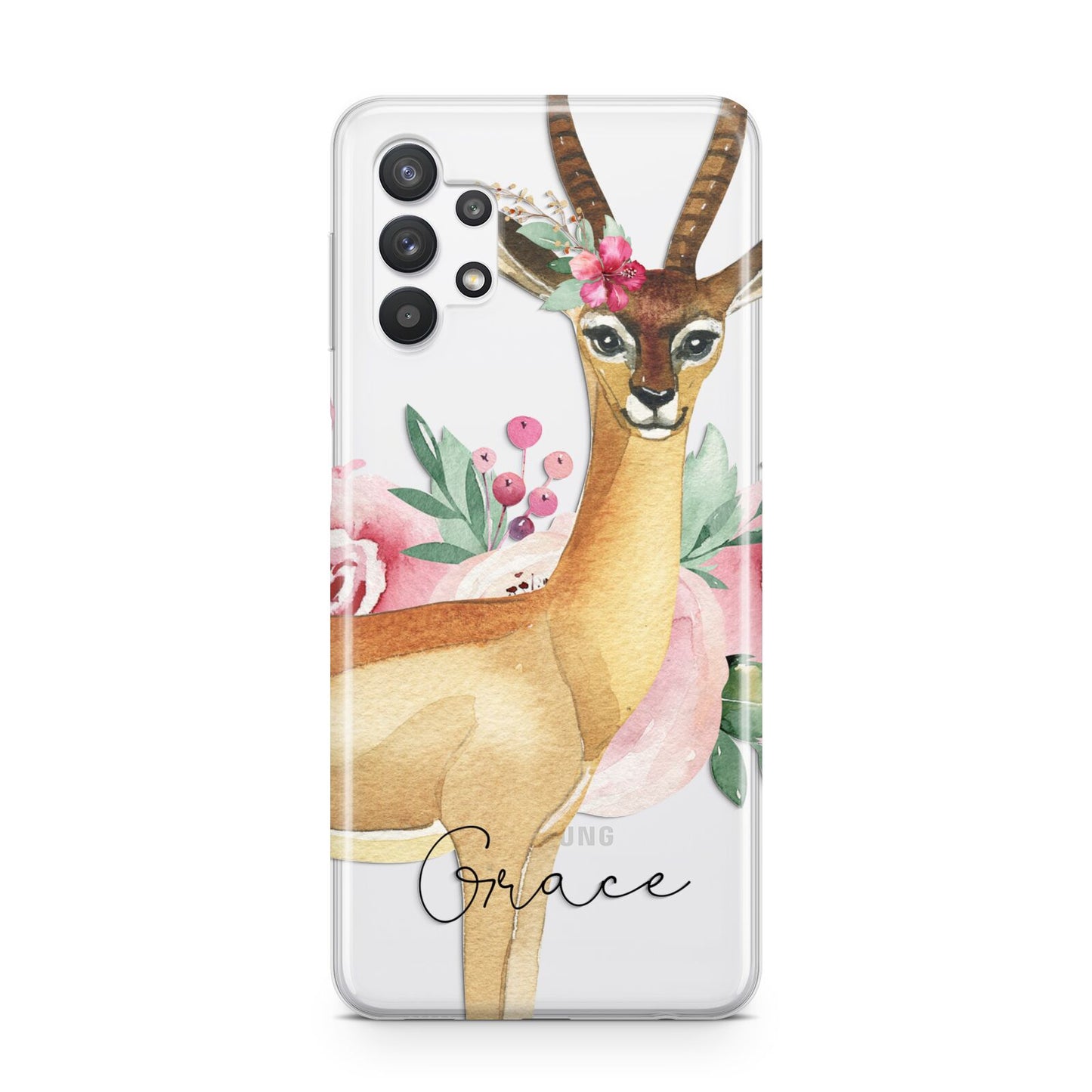 Personalised Gerenuk Samsung A32 5G Case