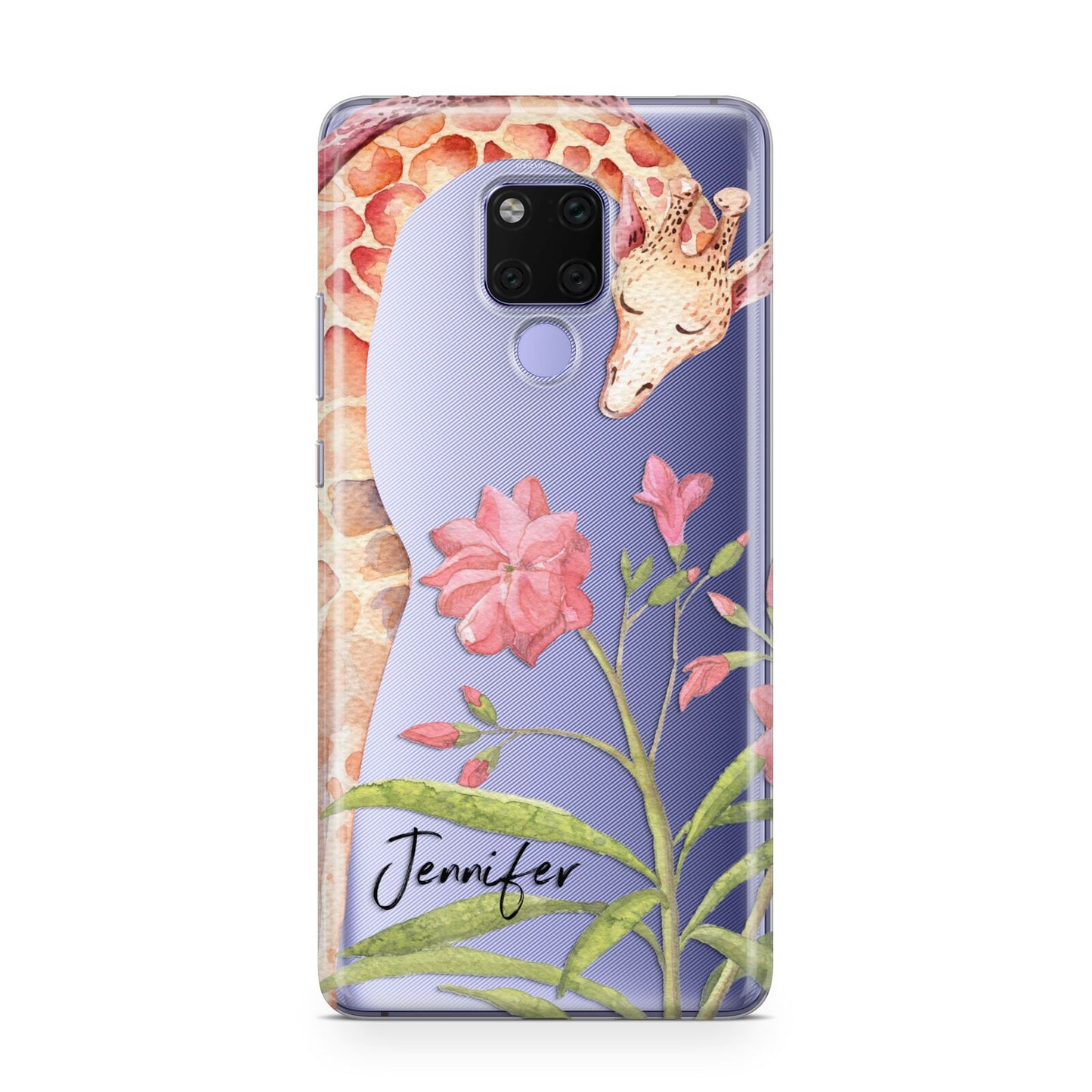 Personalised Giraffe Huawei Mate 20X Phone Case