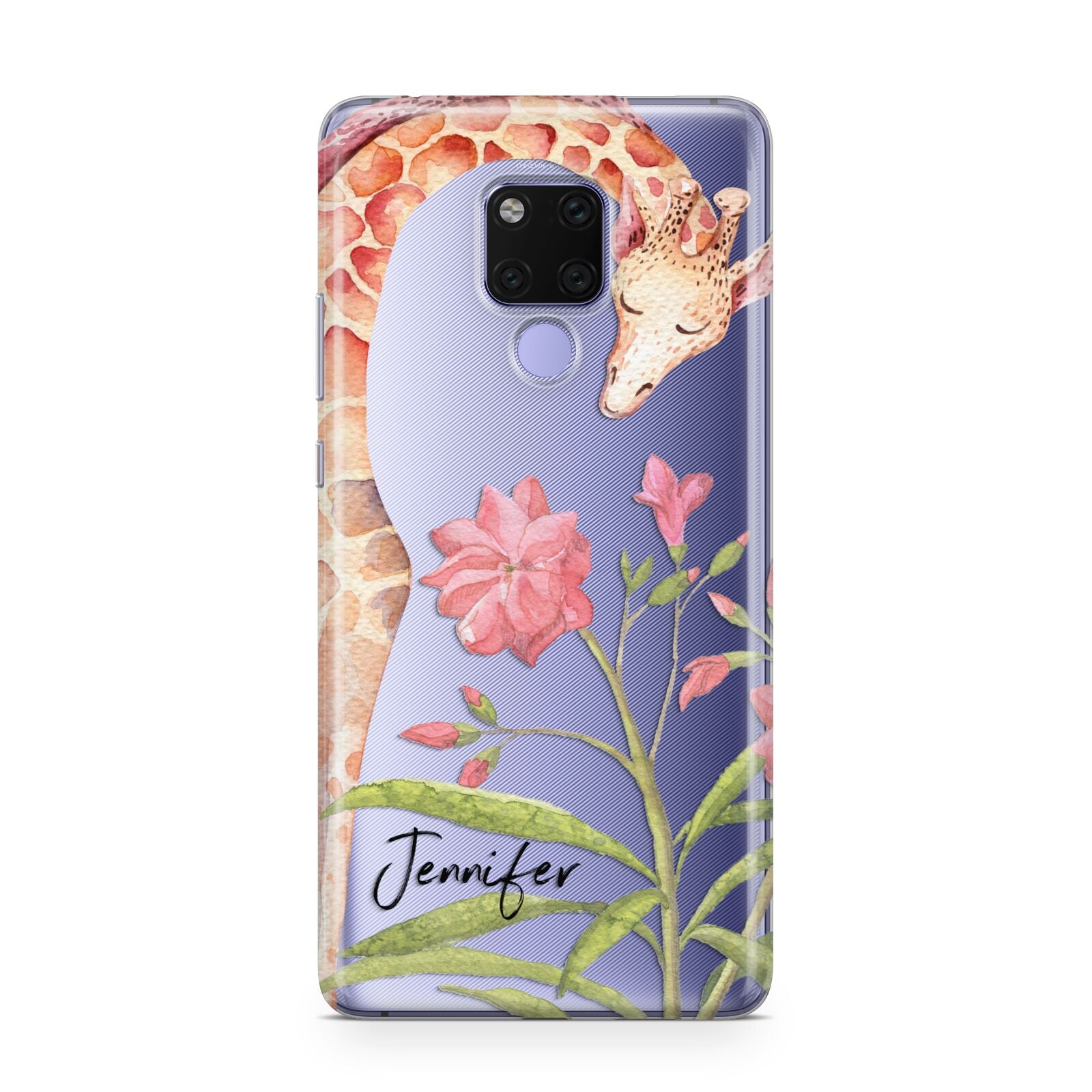 Personalised Giraffe Huawei Mate 20X Phone Case