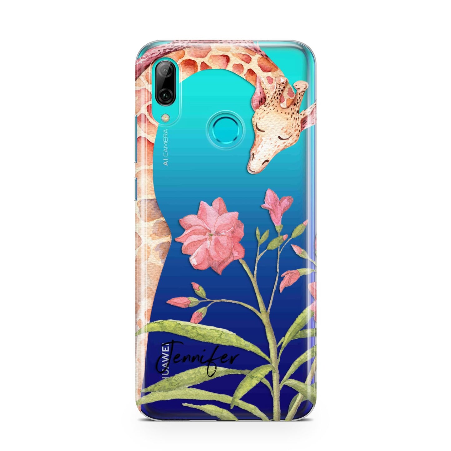 Personalised Giraffe Huawei P Smart 2019 Case