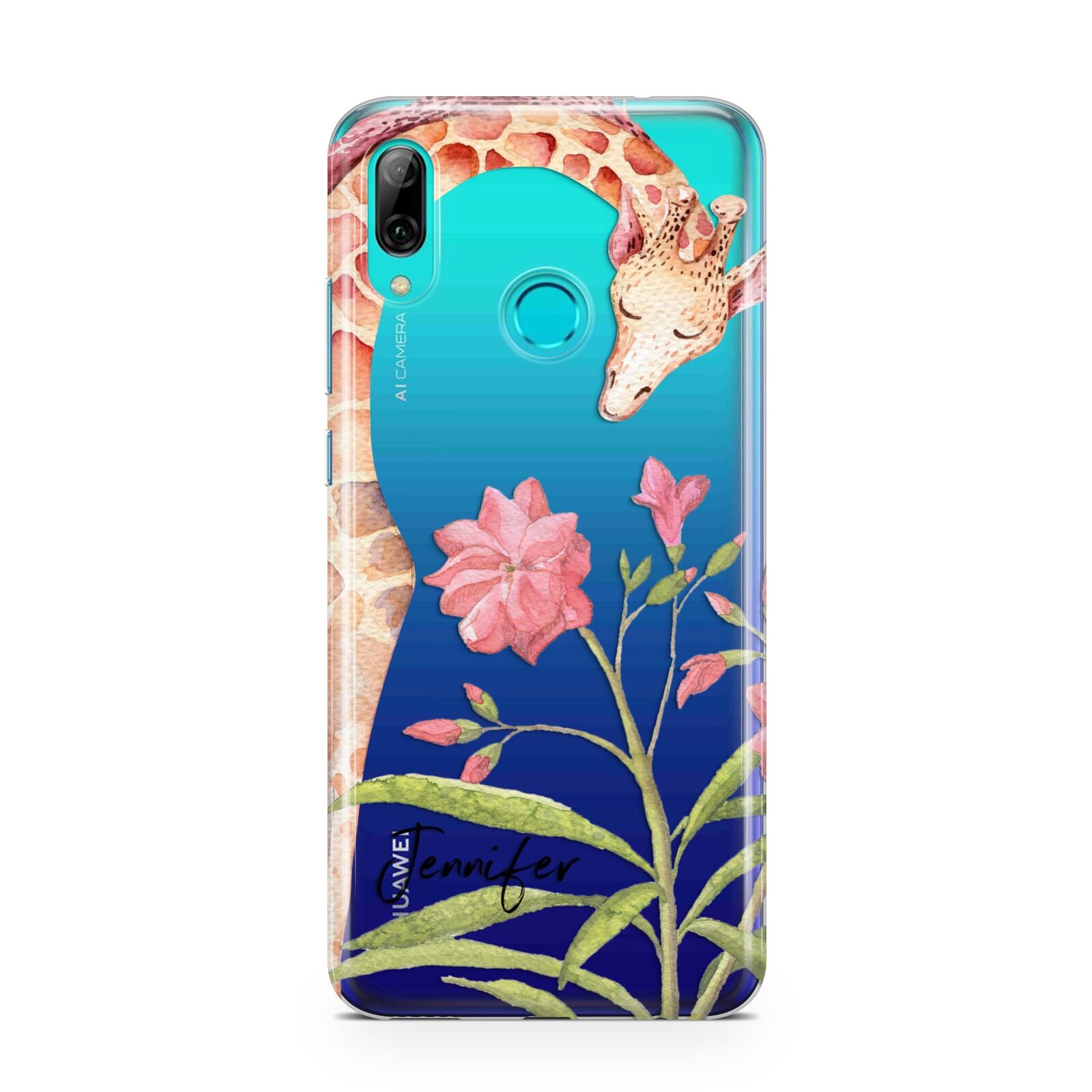 Personalised Giraffe Huawei P Smart 2019 Case