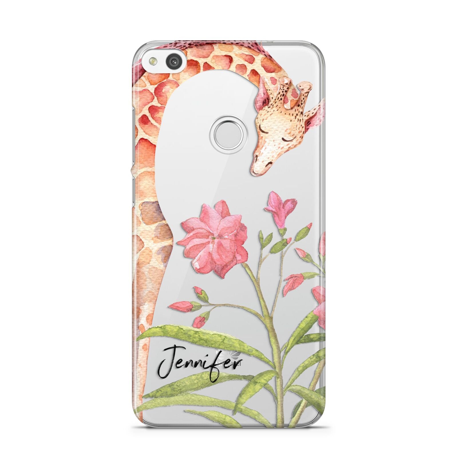 Personalised Giraffe Huawei P8 Lite Case