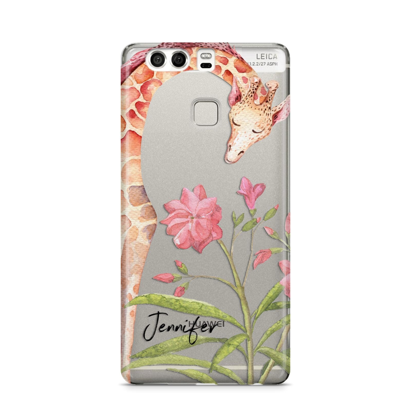 Personalised Giraffe Huawei P9 Case