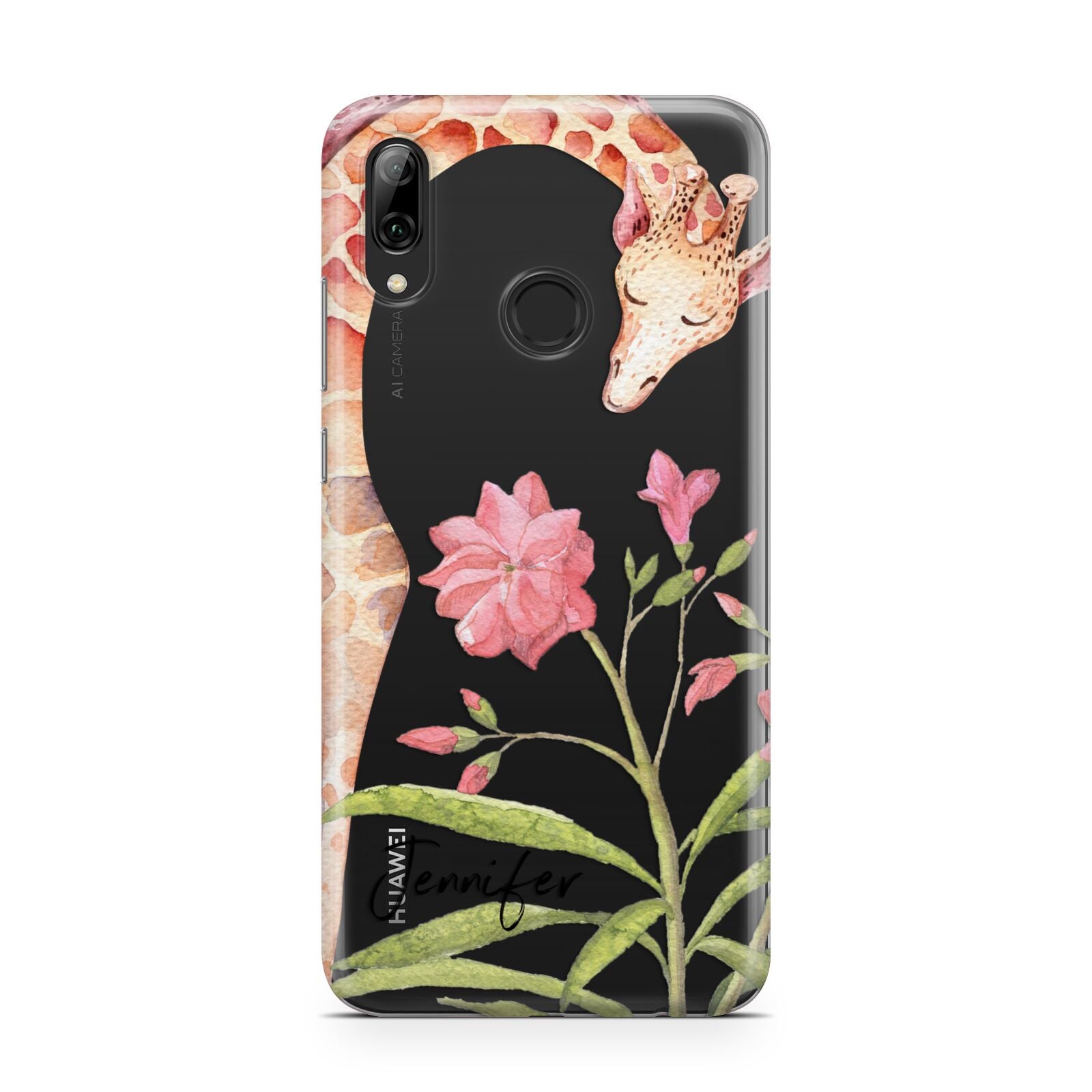 Personalised Giraffe Huawei Y7 2019