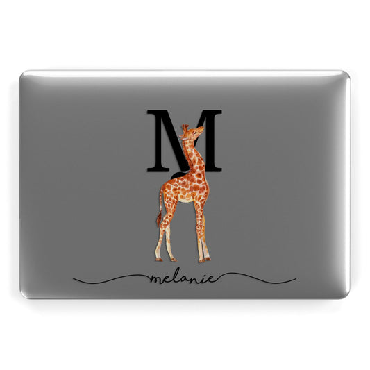 Personalised Giraffe Initial Apple MacBook Case