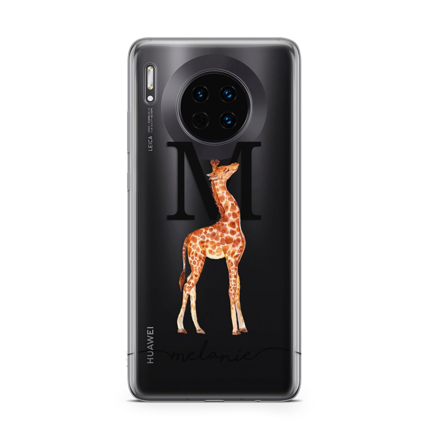 Personalised Giraffe Initial Huawei Mate 30