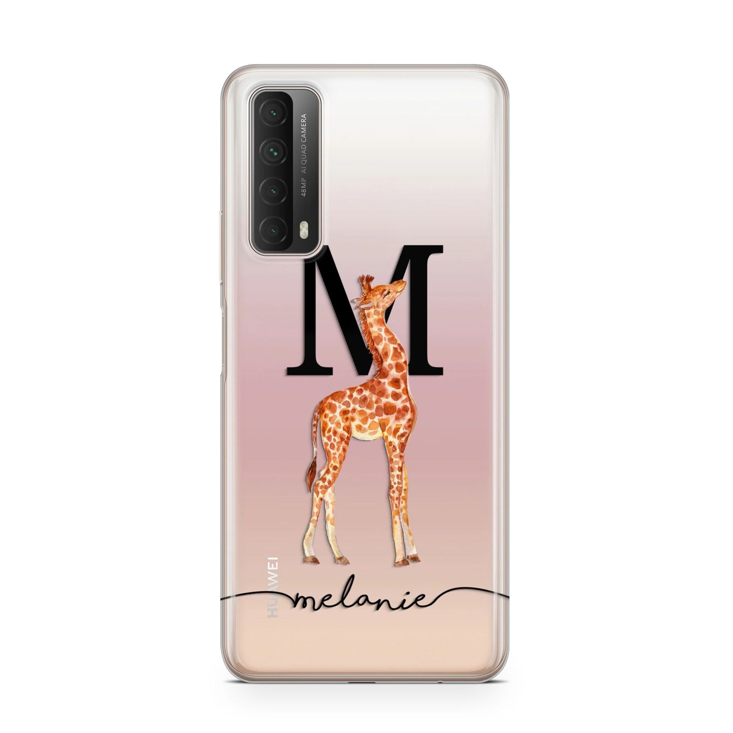 Personalised Giraffe Initial Huawei P Smart 2021