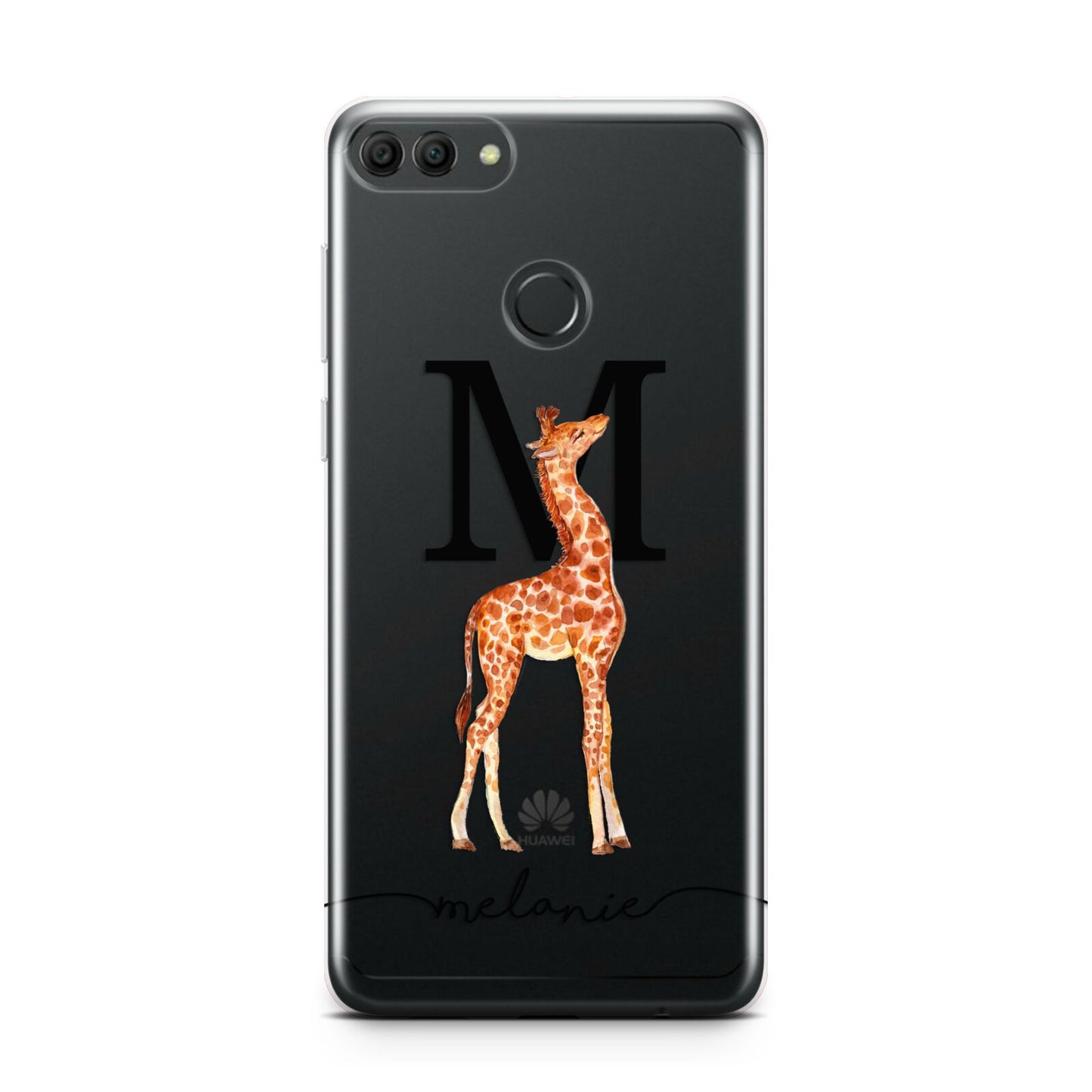 Personalised Giraffe Initial Huawei Y9 2018