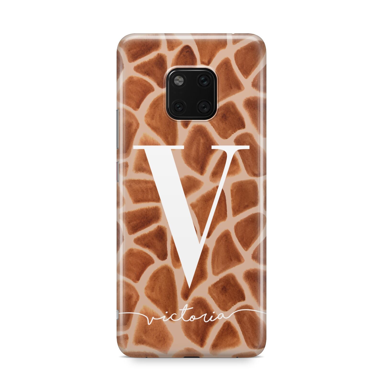 Personalised Giraffe Print Huawei Mate 20 Pro Phone Case