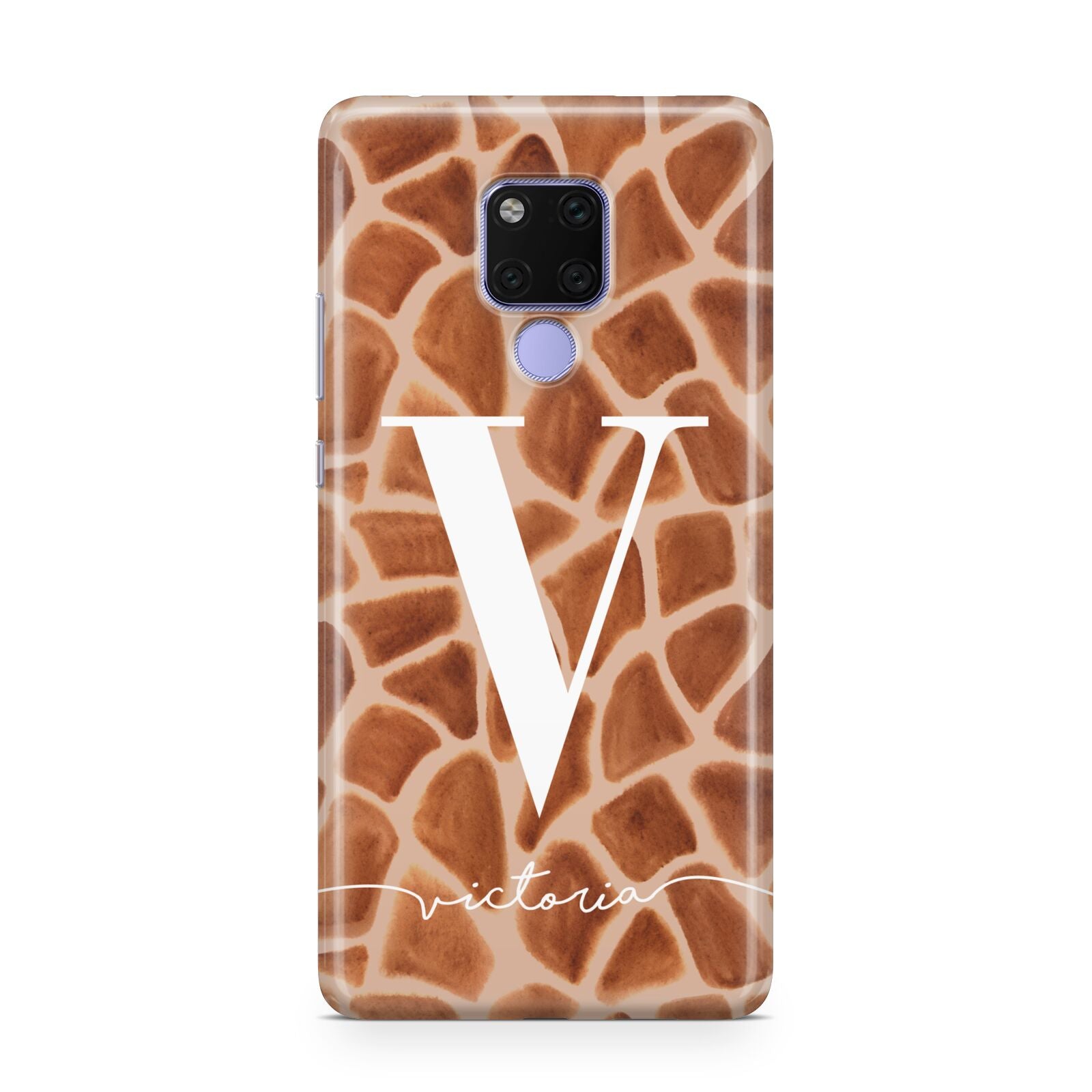 Personalised Giraffe Print Huawei Mate 20X Phone Case