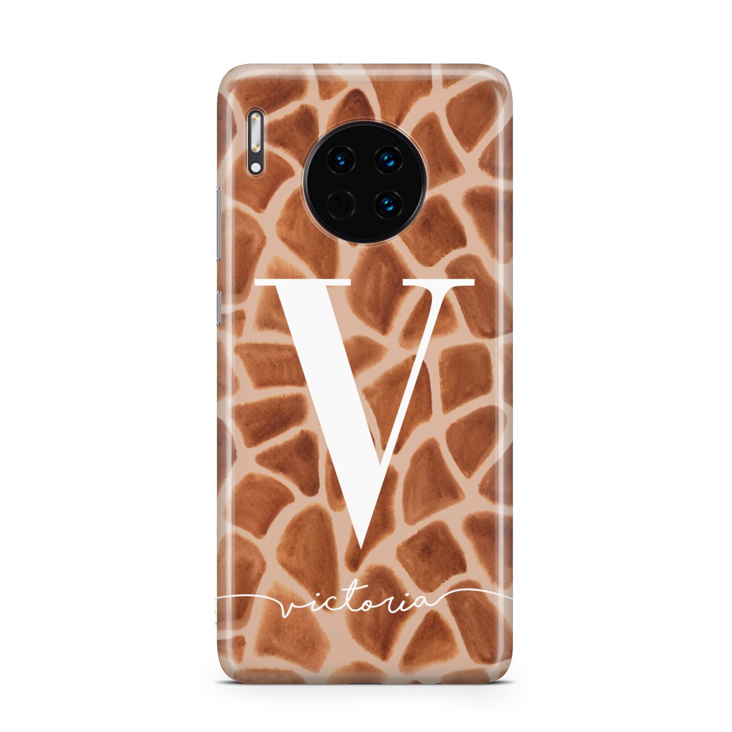 Personalised Giraffe Print Huawei Mate 30