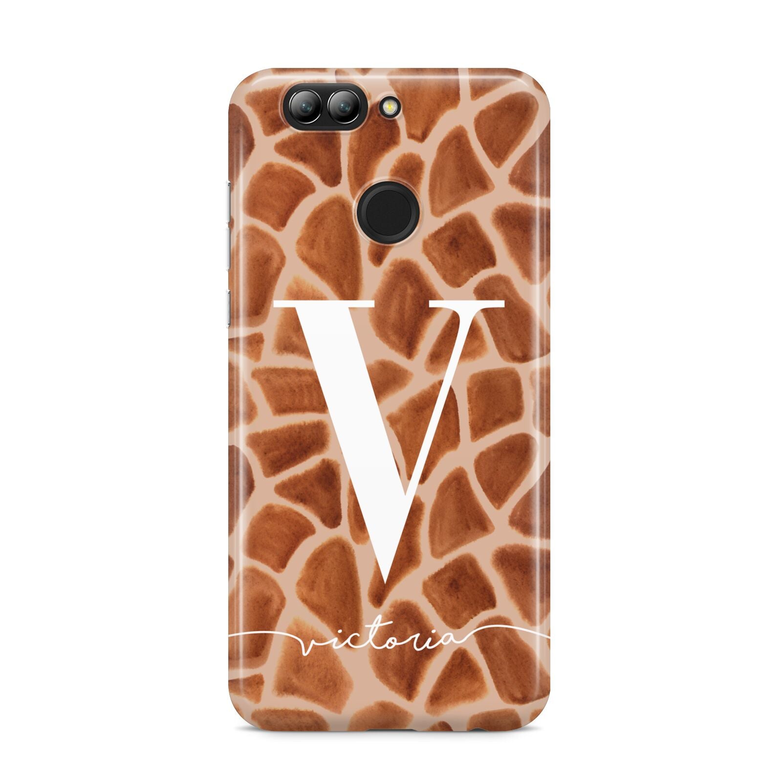 Personalised Giraffe Print Huawei Nova 2s Phone Case