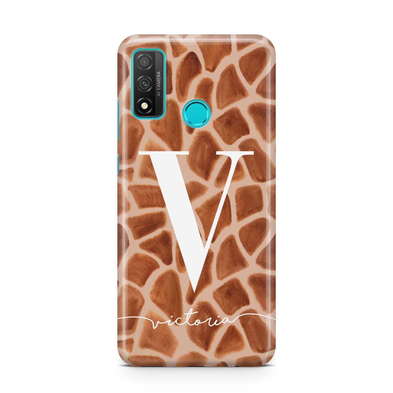 Personalised Giraffe Print Huawei P Smart 2020