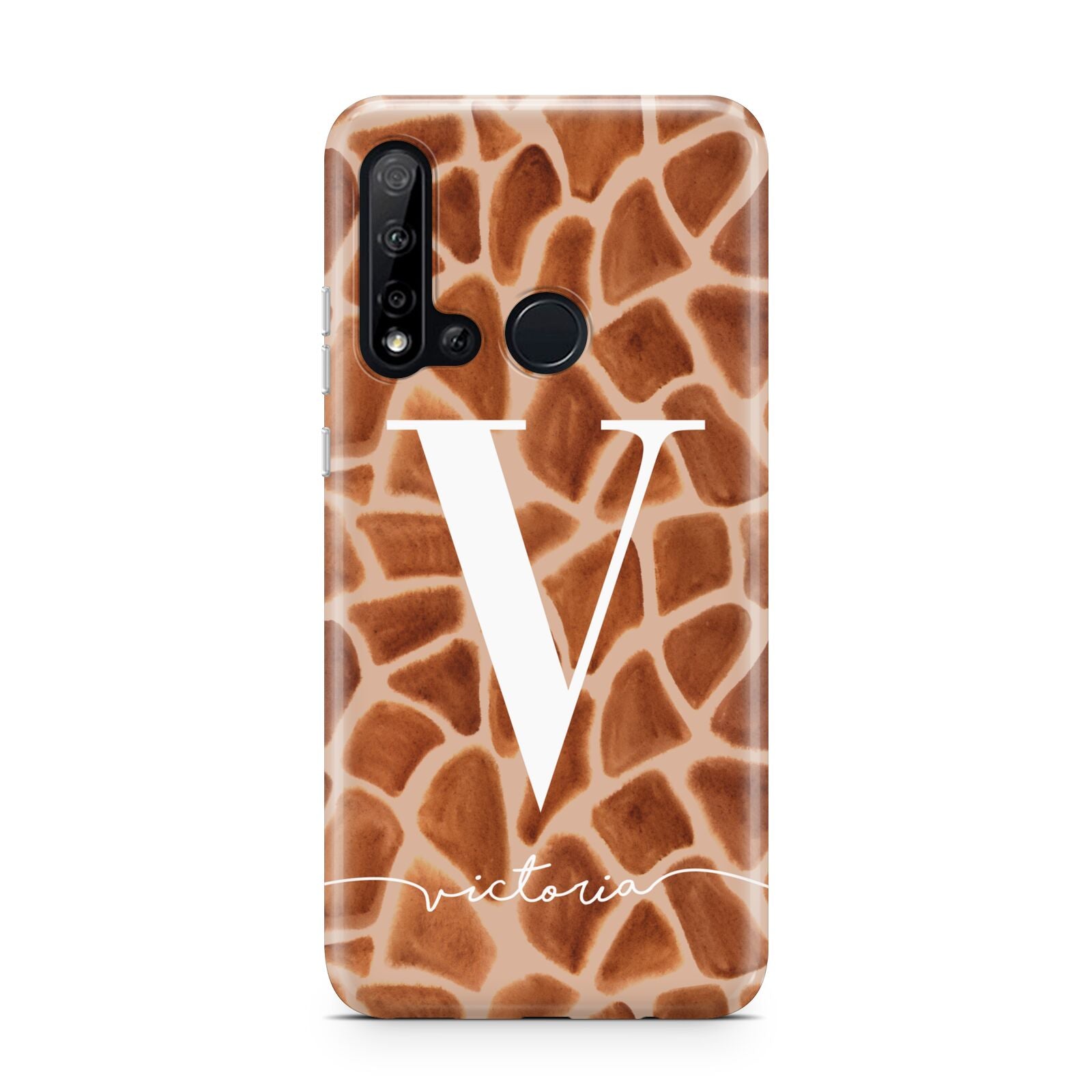 Personalised Giraffe Print Huawei P20 Lite 5G Phone Case