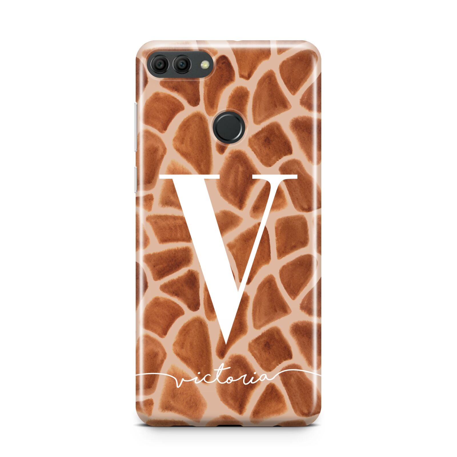 Personalised Giraffe Print Huawei Y9 2018