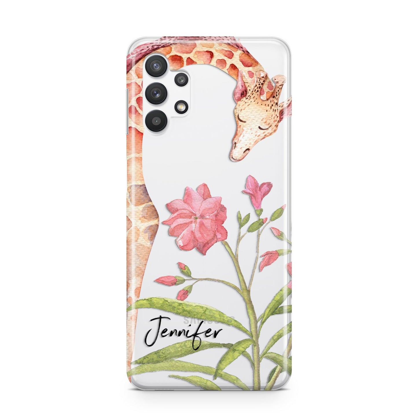 Personalised Giraffe Samsung A32 5G Case