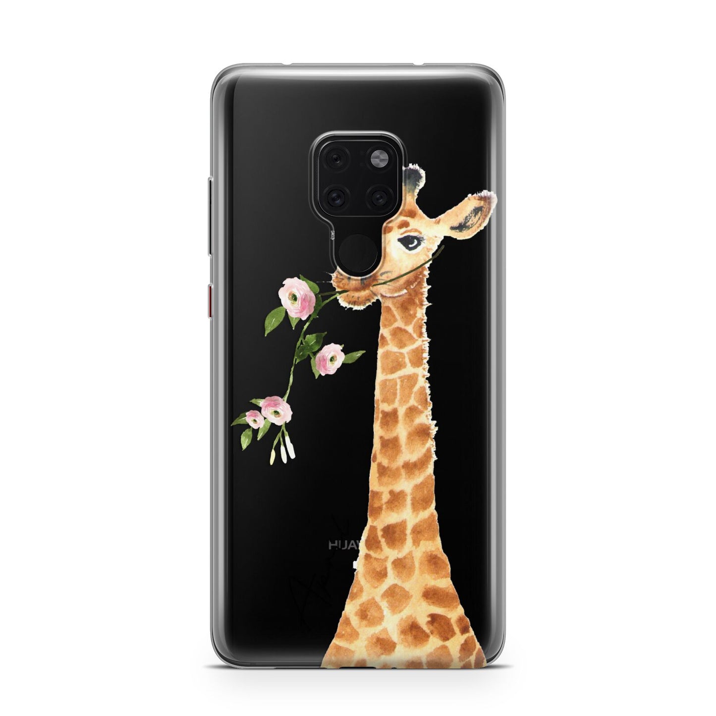 Personalised Giraffe with Name Huawei Mate 20 Phone Case