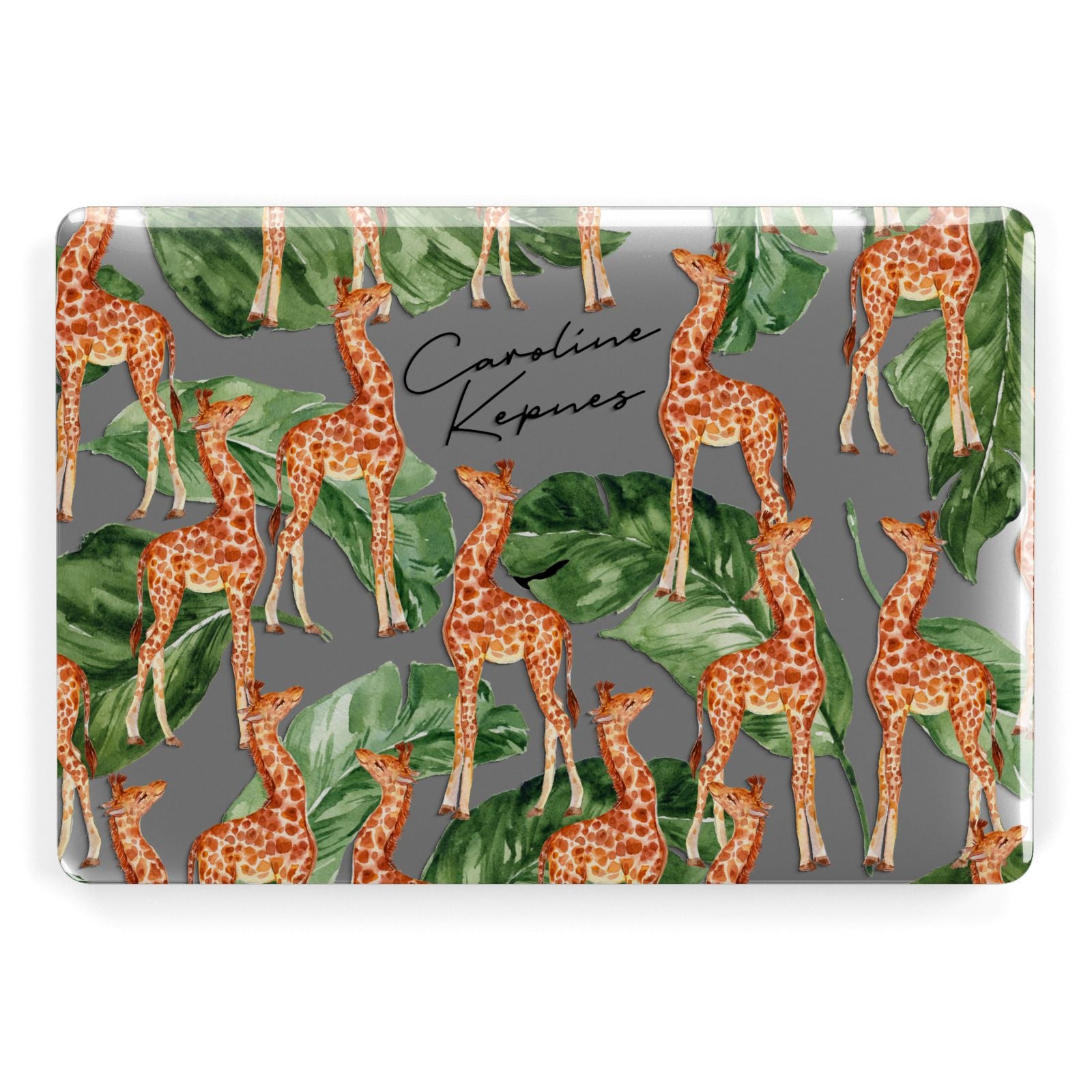 Personalised Giraffes Apple MacBook Case