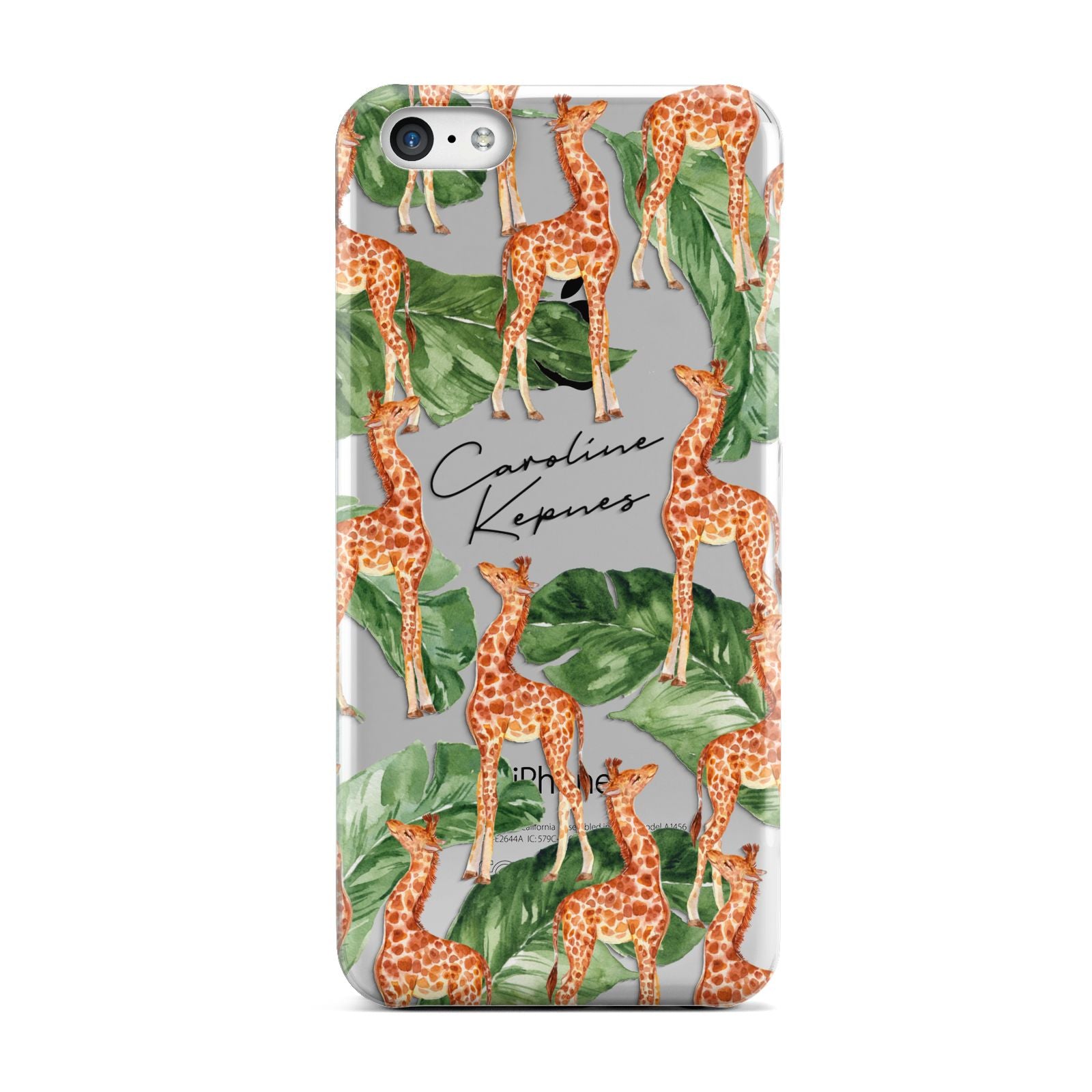 Personalised Giraffes Apple iPhone 5c Case