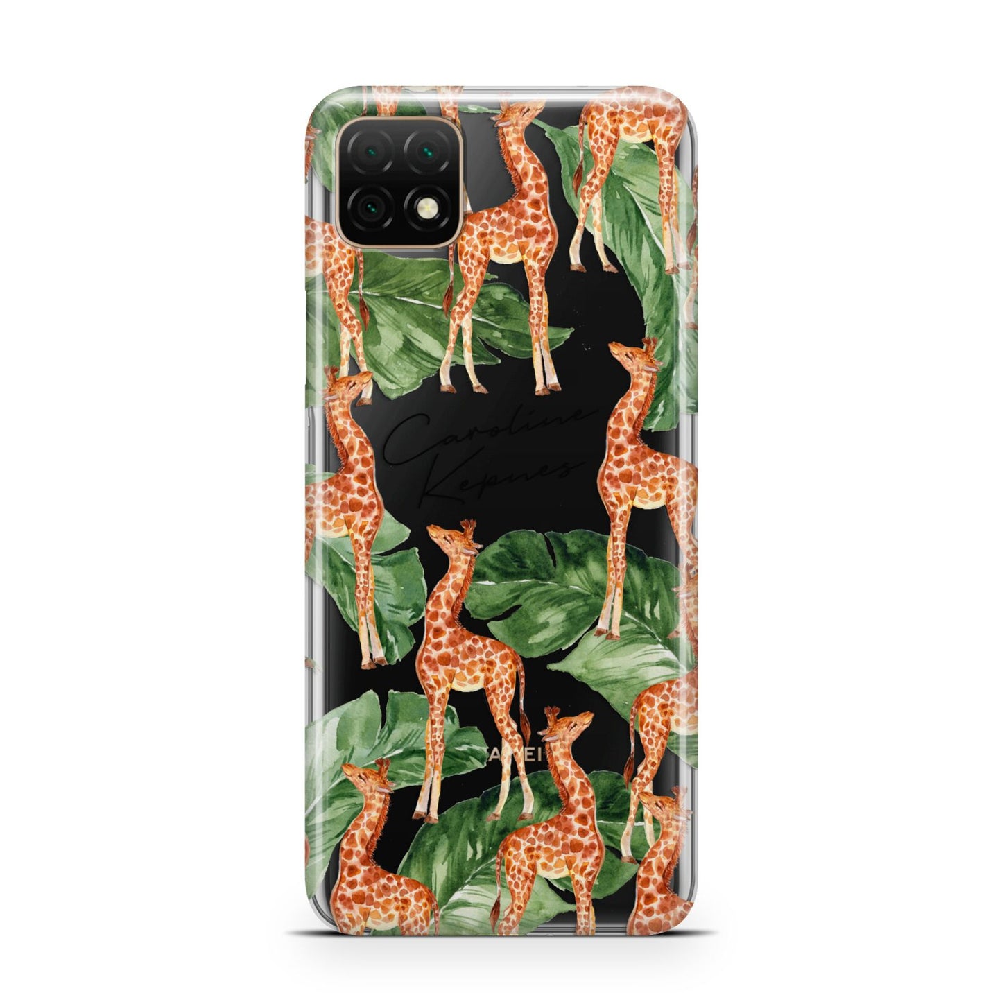 Personalised Giraffes Huawei Enjoy 20 Phone Case