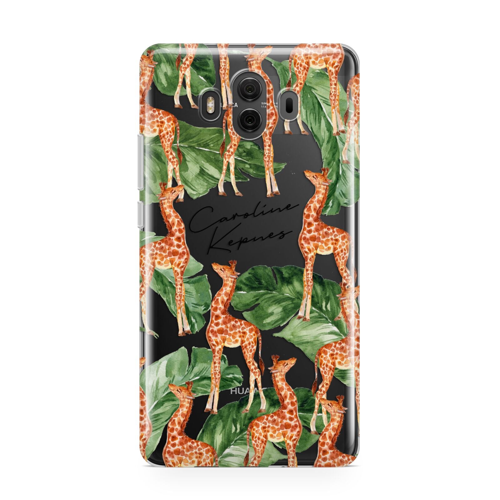 Personalised Giraffes Huawei Mate 10 Protective Phone Case