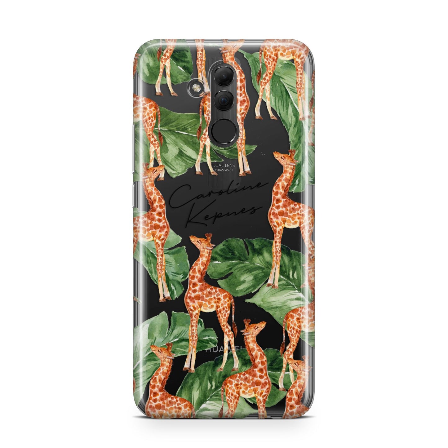 Personalised Giraffes Huawei Mate 20 Lite