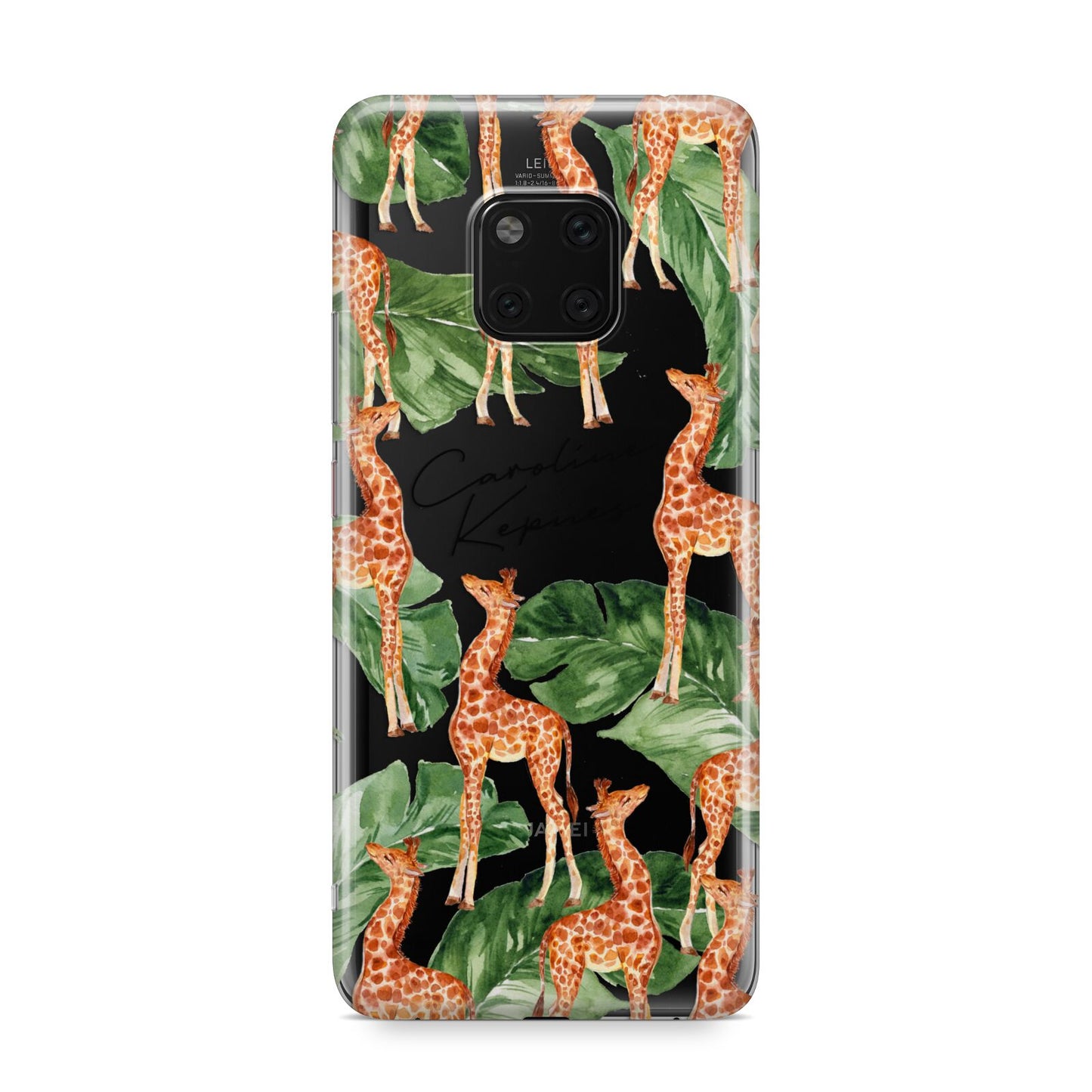 Personalised Giraffes Huawei Mate 20 Pro Phone Case