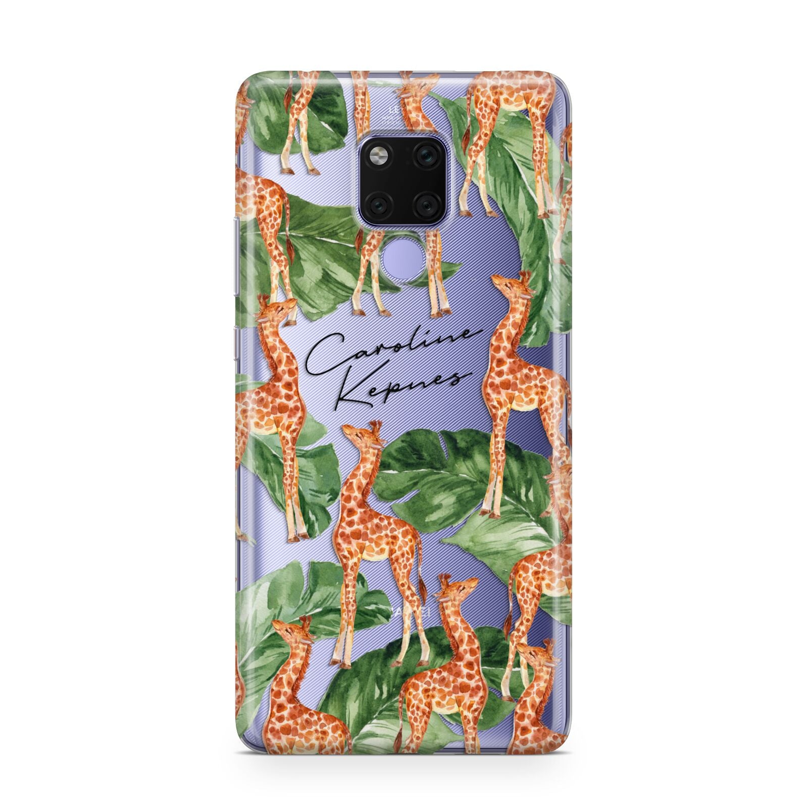 Personalised Giraffes Huawei Mate 20X Phone Case