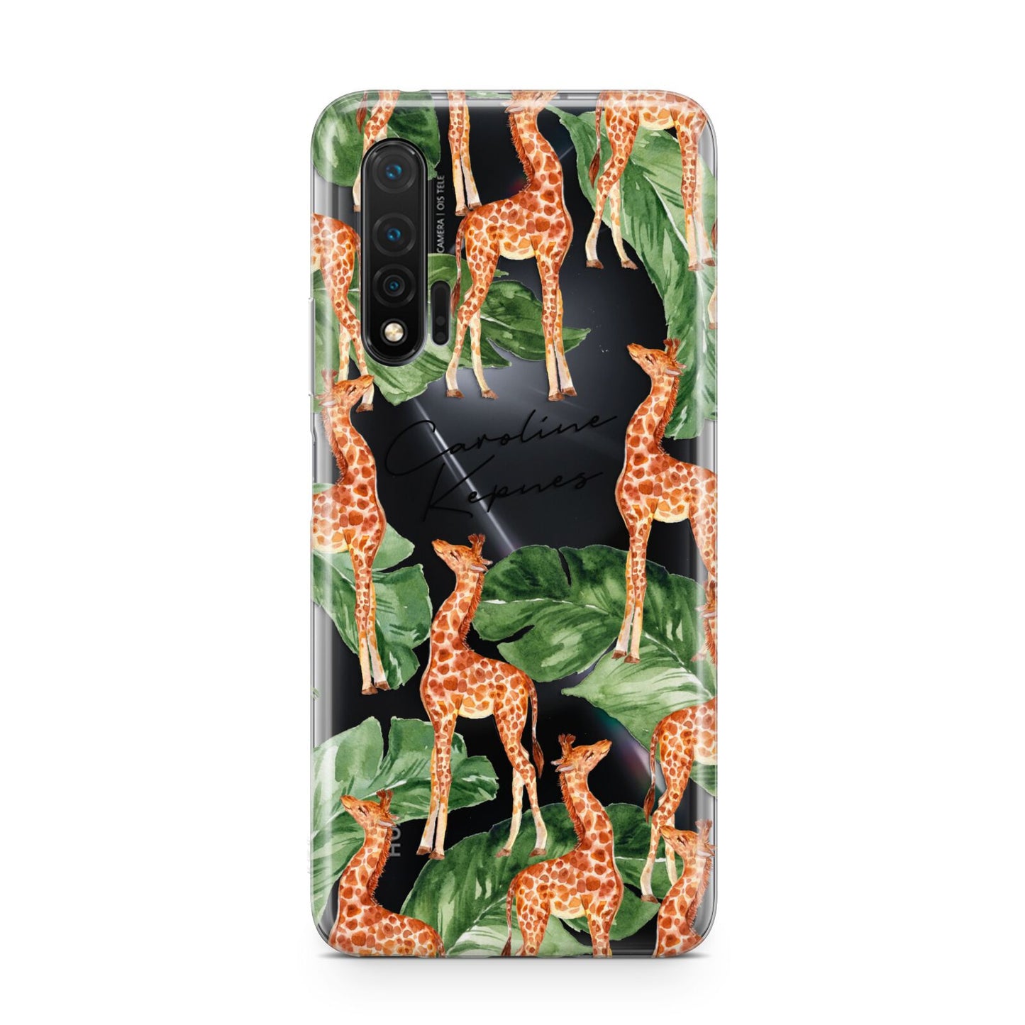 Personalised Giraffes Huawei Nova 6 Phone Case