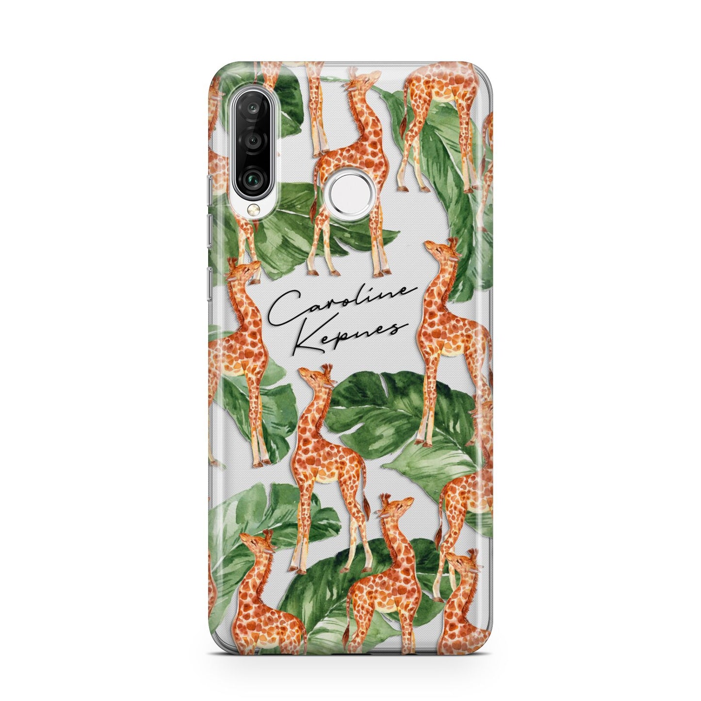 Personalised Giraffes Huawei P30 Lite Phone Case