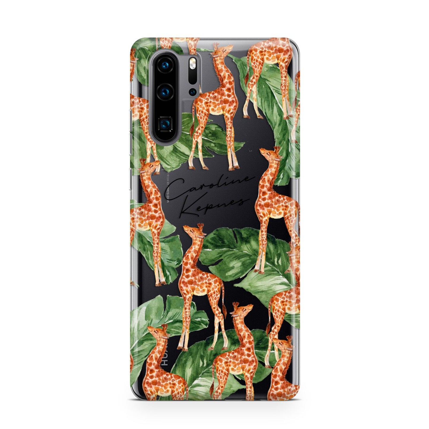 Personalised Giraffes Huawei P30 Pro Phone Case