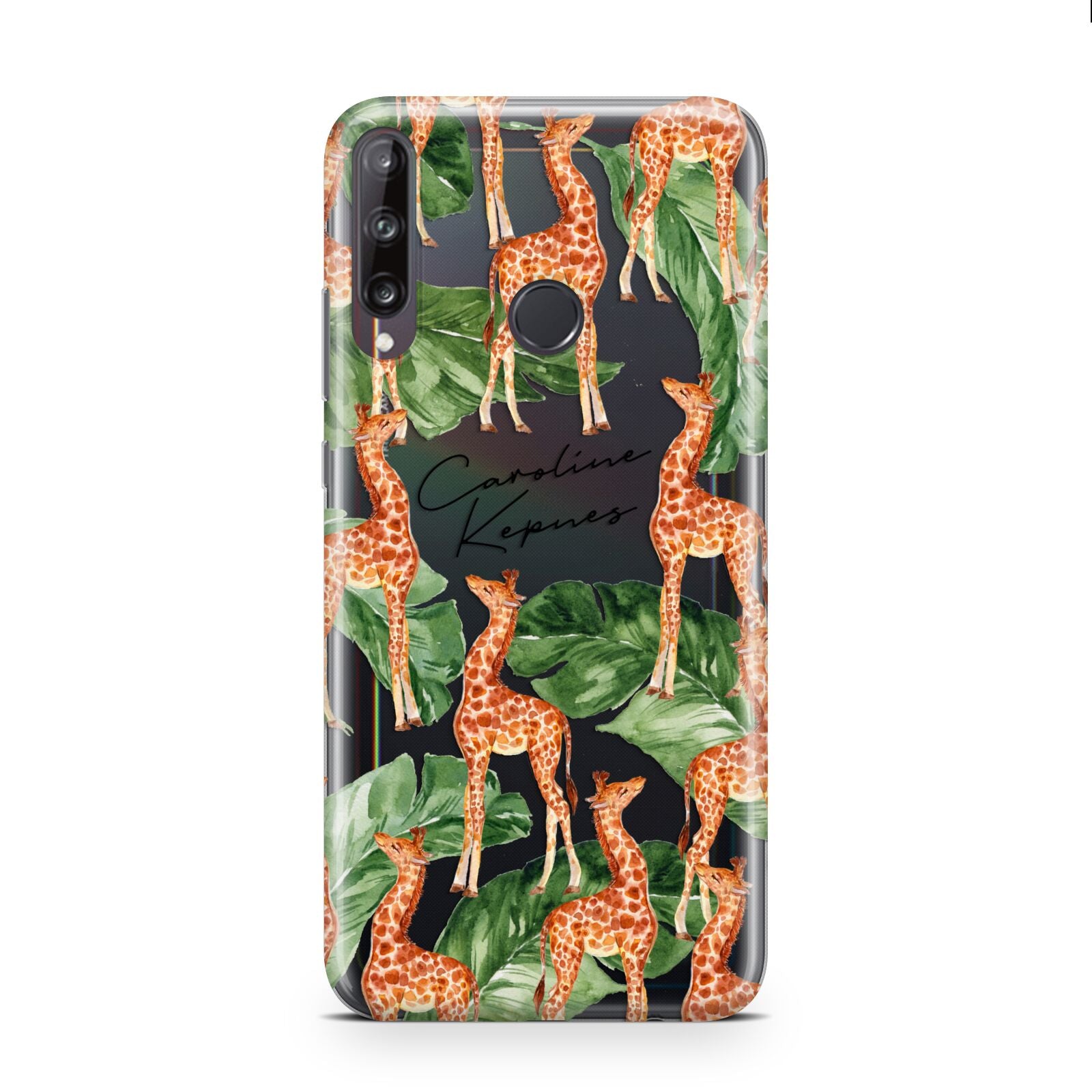 Personalised Giraffes Huawei P40 Lite E Phone Case