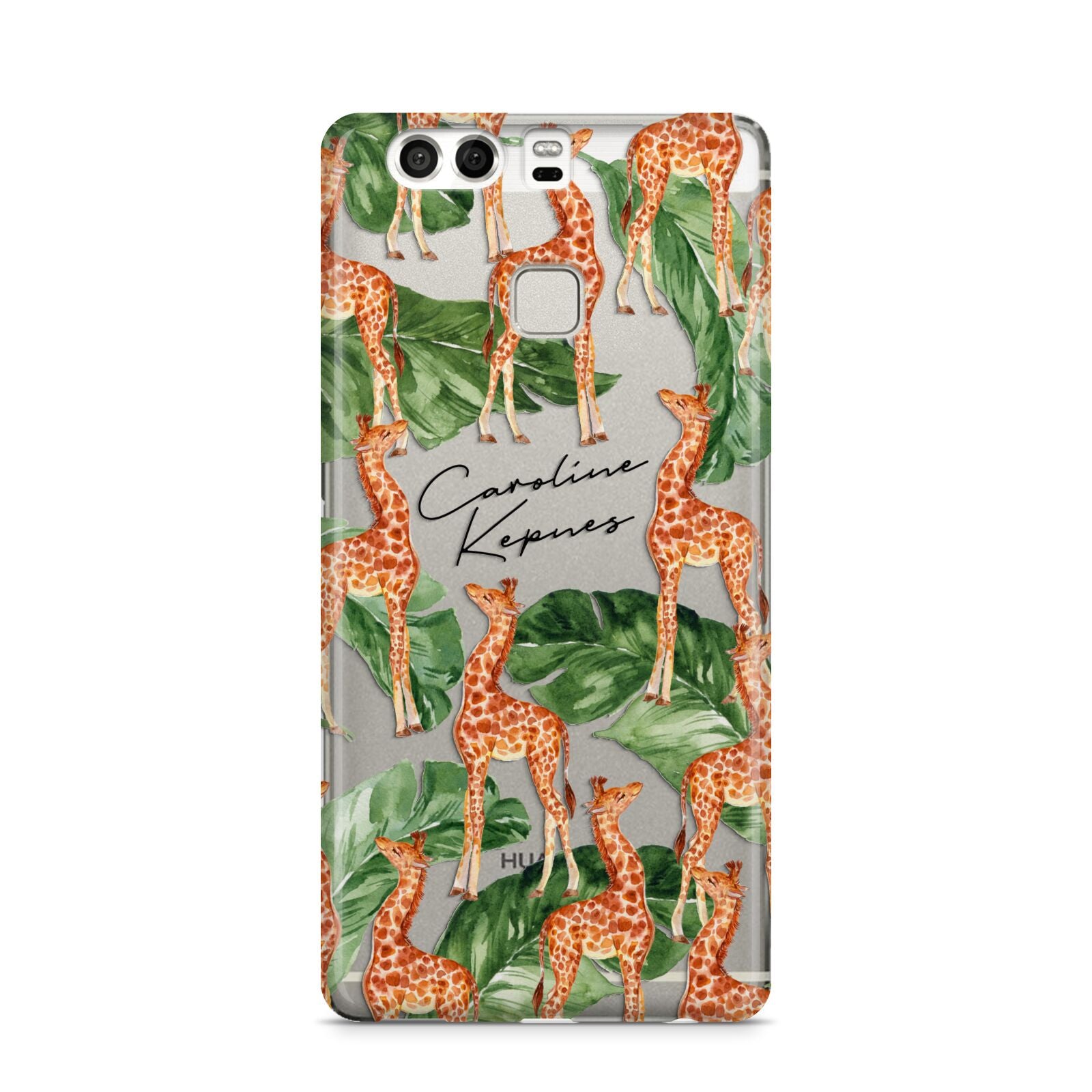 Personalised Giraffes Huawei P9 Case