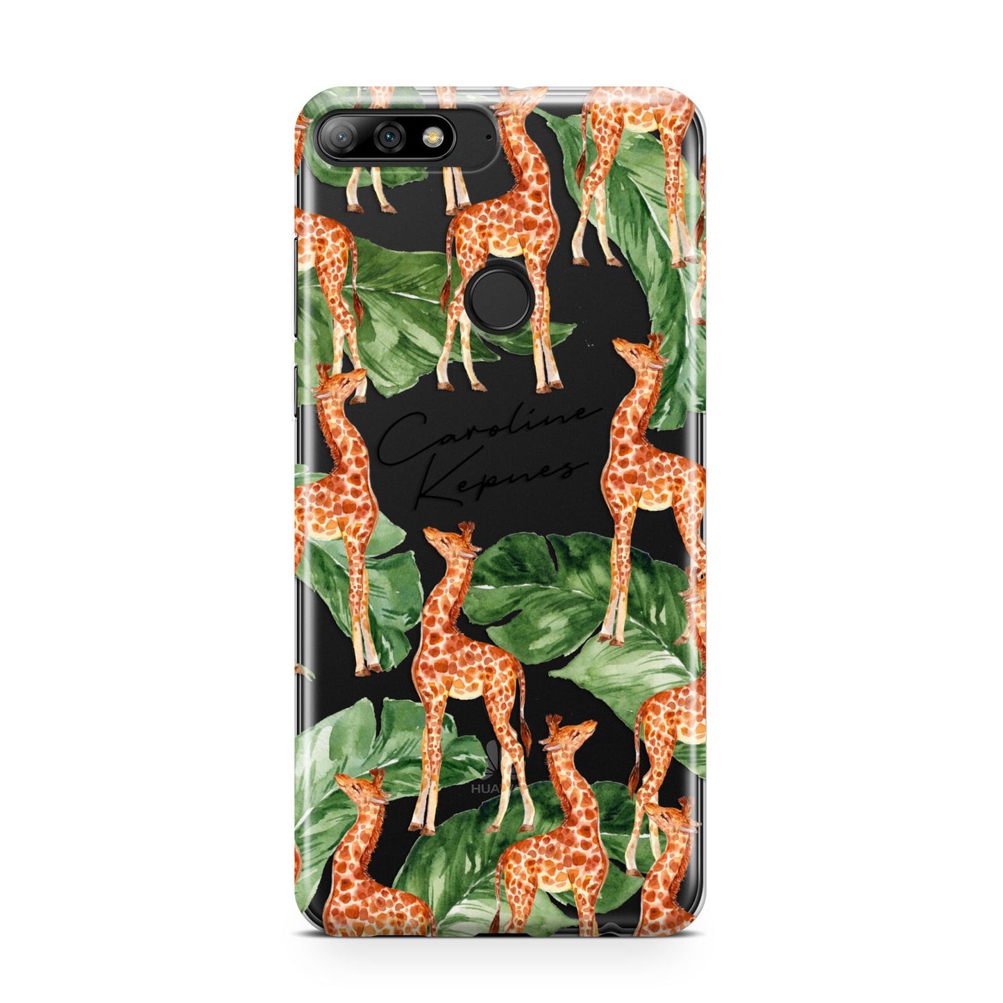 Personalised Giraffes Huawei Y7 2018