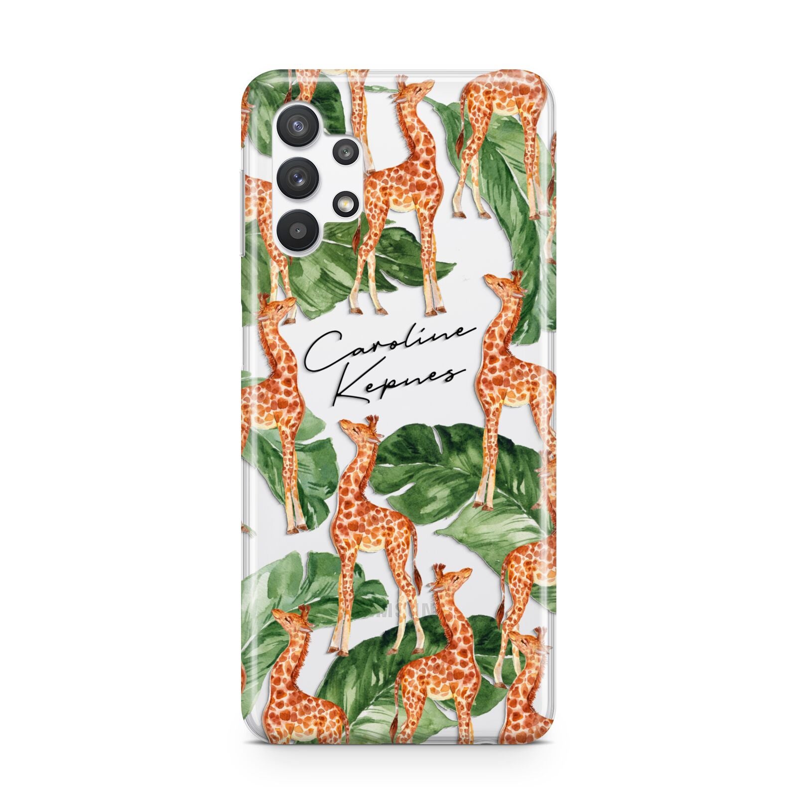 Personalised Giraffes Samsung A32 5G Case