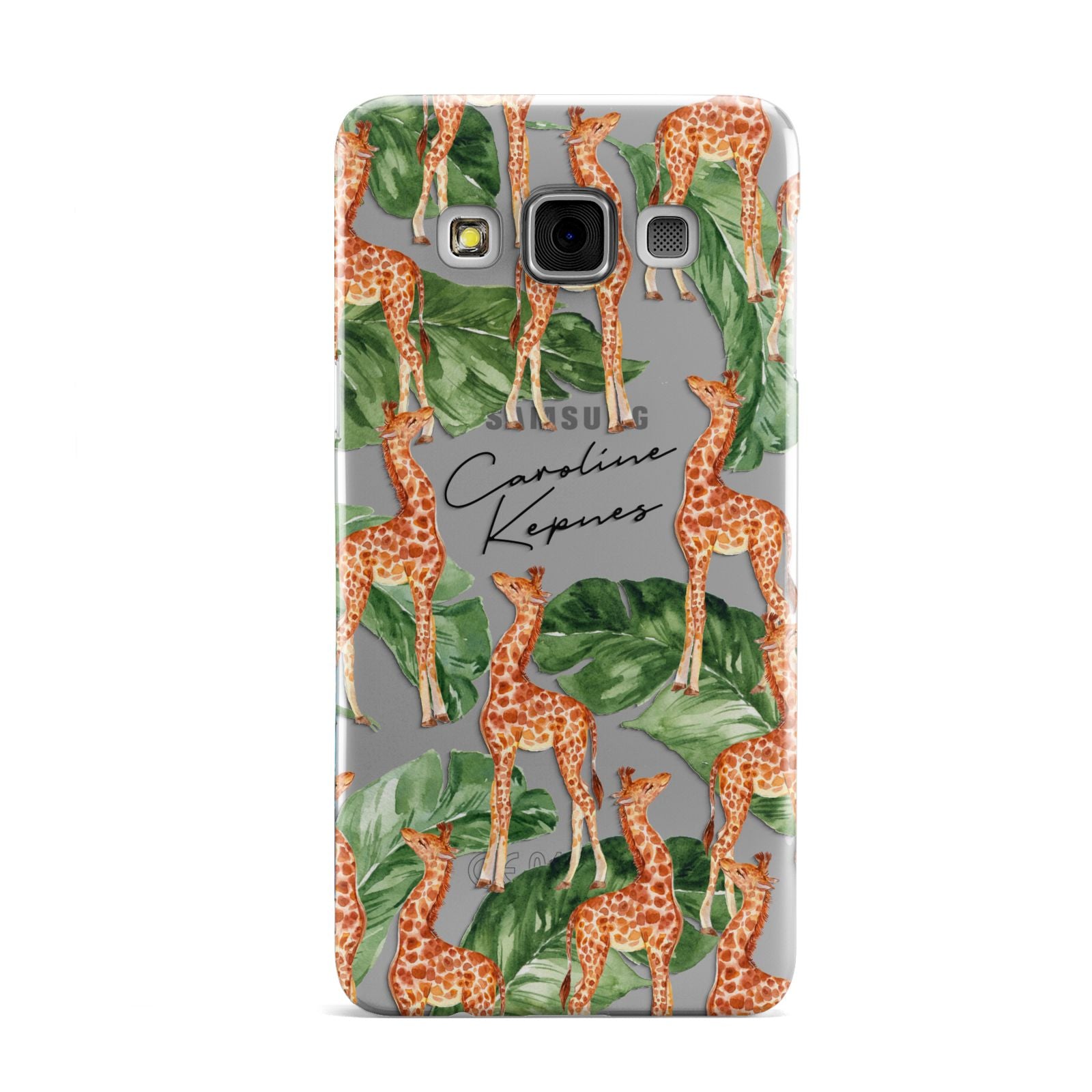 Personalised Giraffes Samsung Galaxy A3 Case