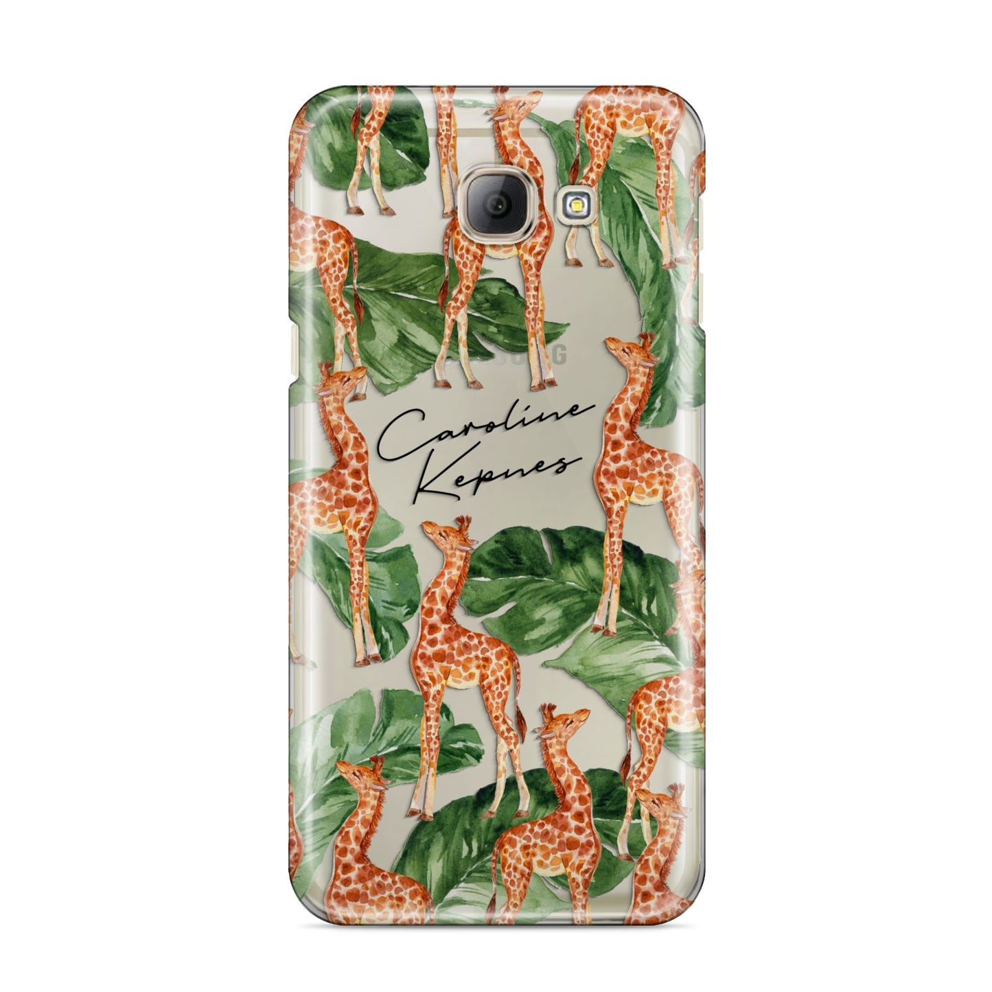 Personalised Giraffes Samsung Galaxy A8 2016 Case