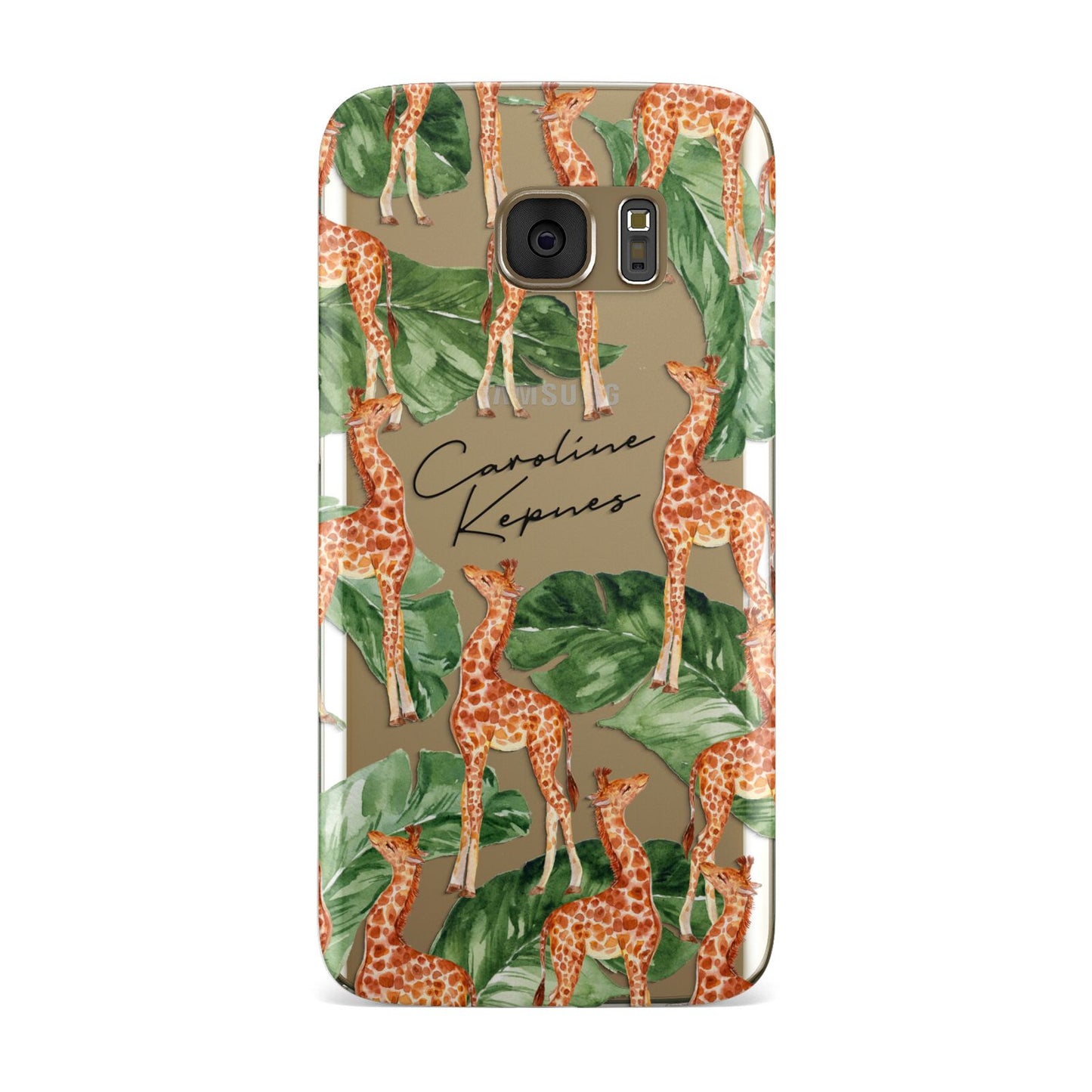 Personalised Giraffes Samsung Galaxy Case