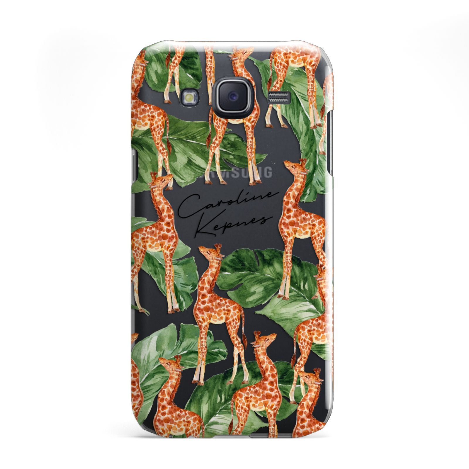 Personalised Giraffes Samsung Galaxy J5 Case