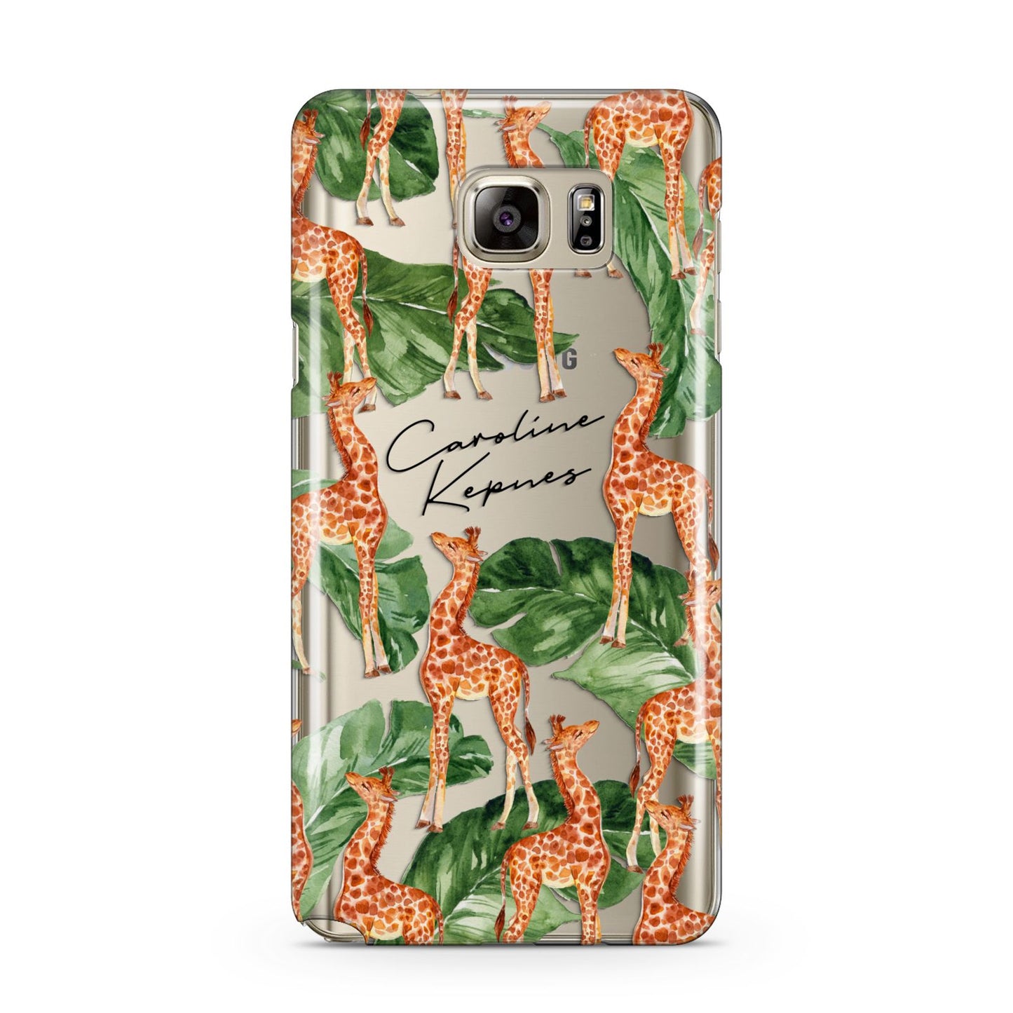 Personalised Giraffes Samsung Galaxy Note 5 Case