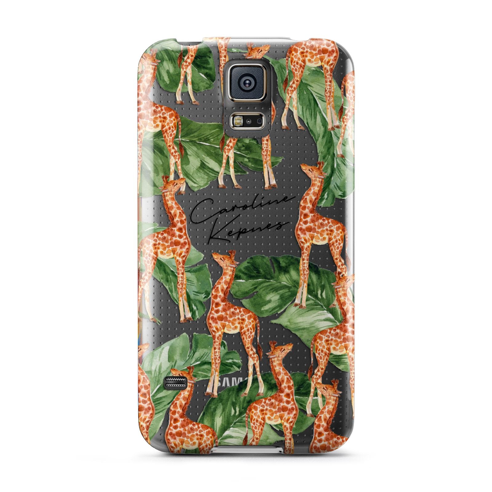 Personalised Giraffes Samsung Galaxy S5 Case