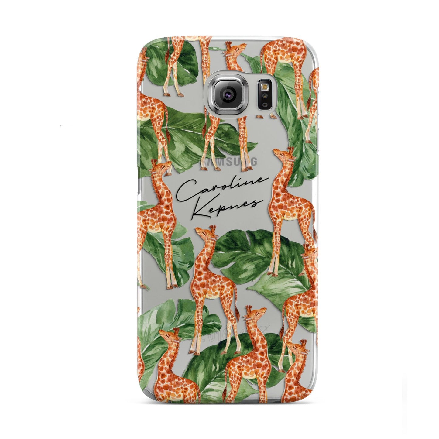 Personalised Giraffes Samsung Galaxy S6 Case