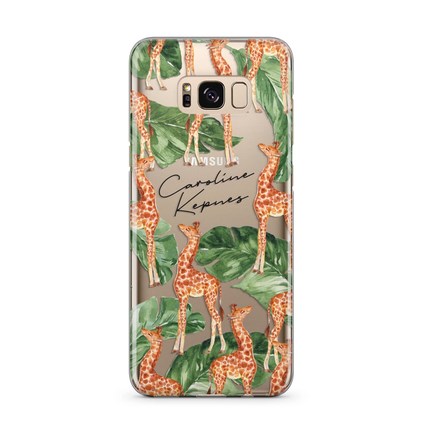 Personalised Giraffes Samsung Galaxy S8 Plus Case