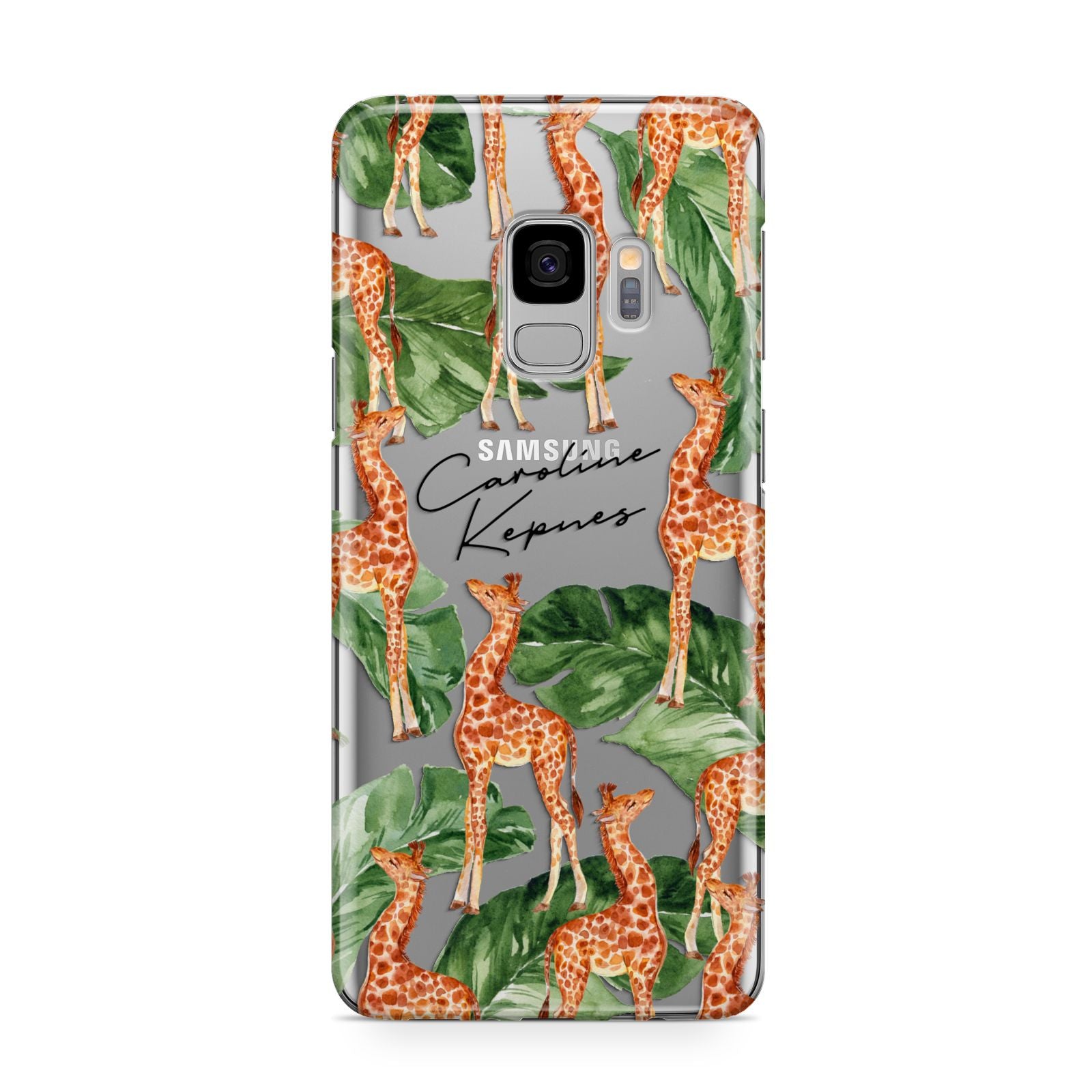 Personalised Giraffes Samsung Galaxy S9 Case