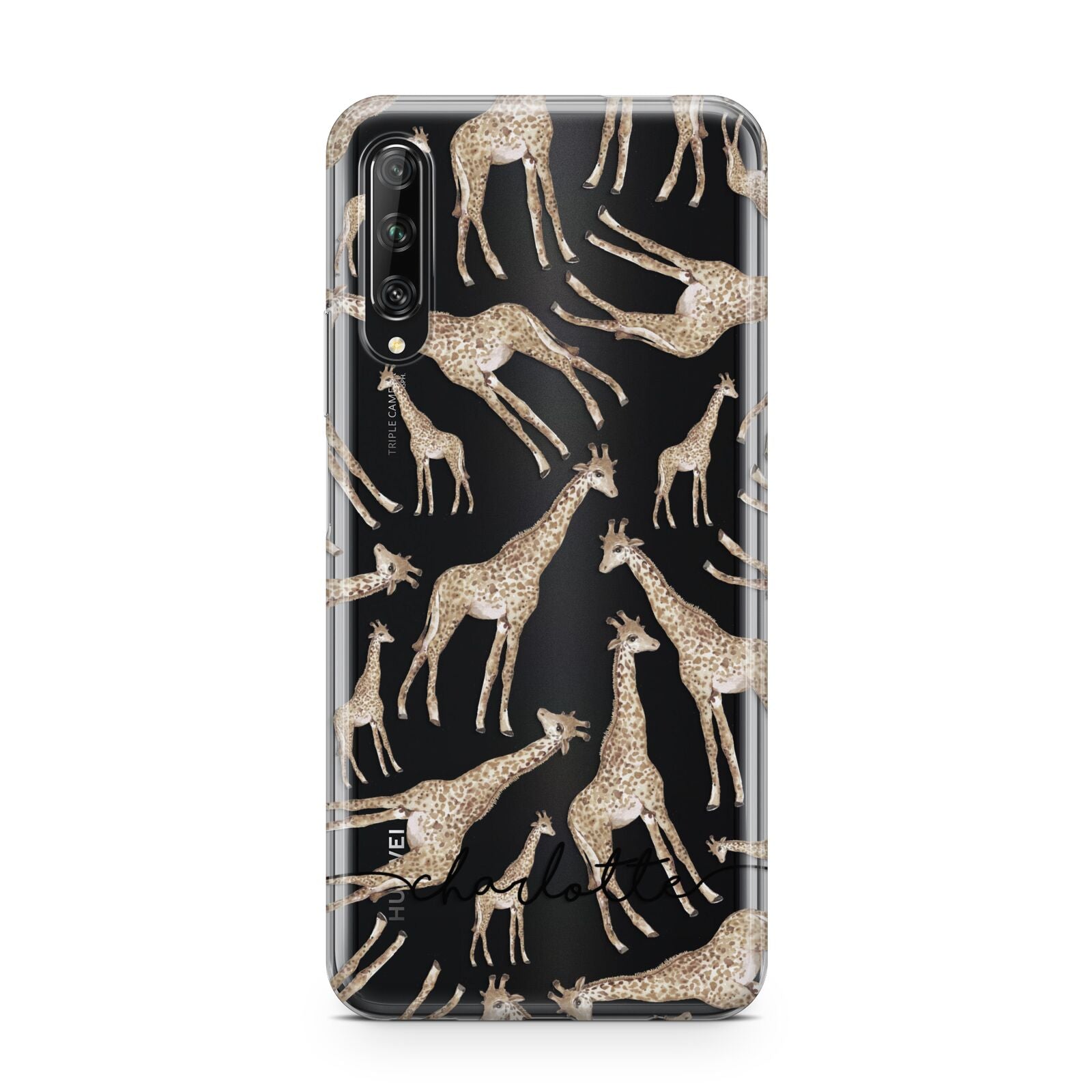 Personalised Giraffes with Name Huawei P Smart Pro 2019