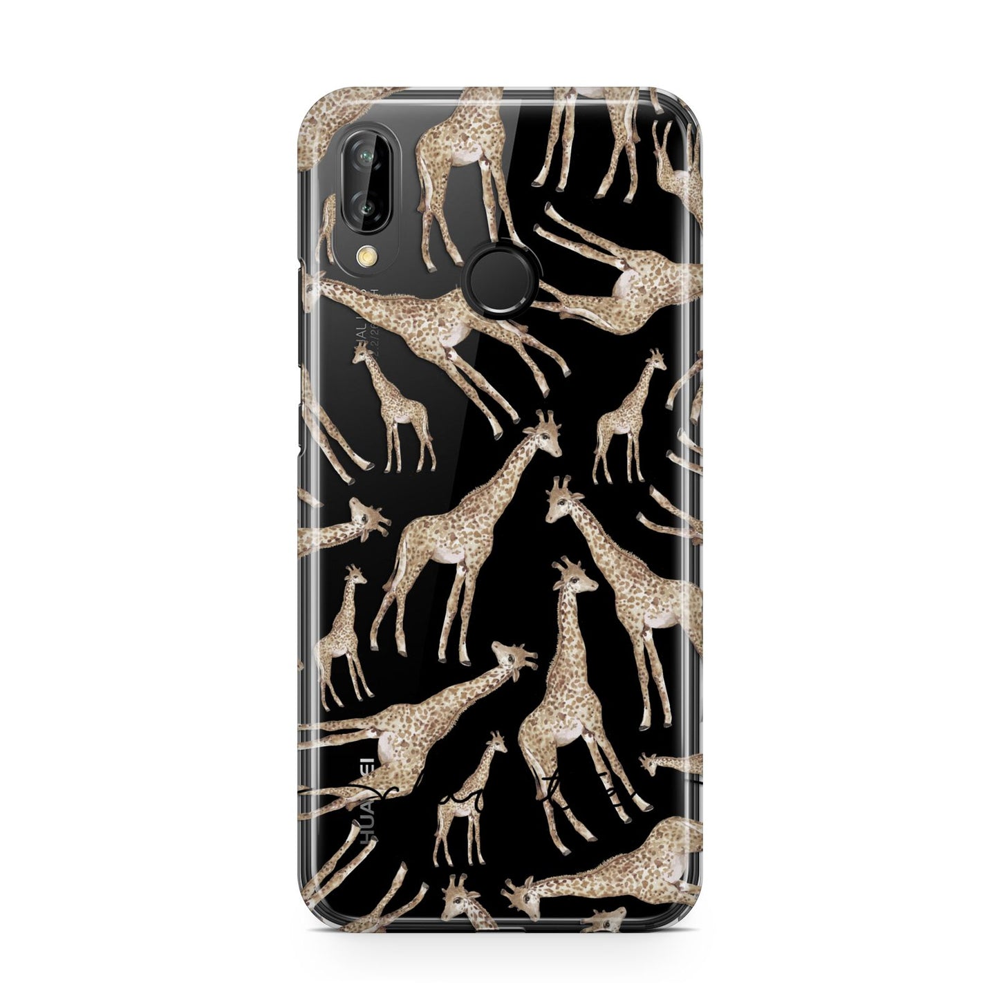 Personalised Giraffes with Name Huawei P20 Lite Phone Case