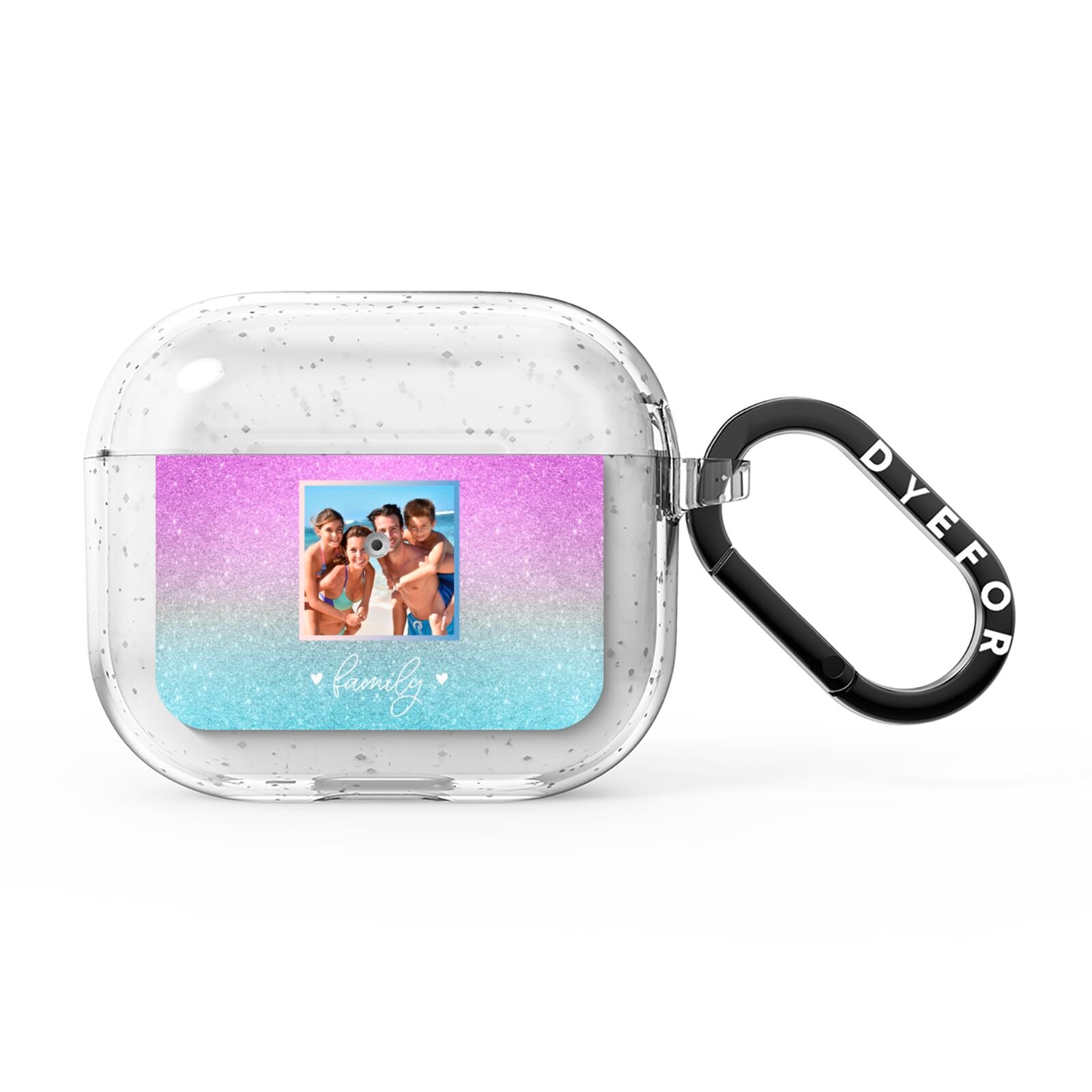 Personalised Glitter Photo AirPods Glitter Case 3rd Gen