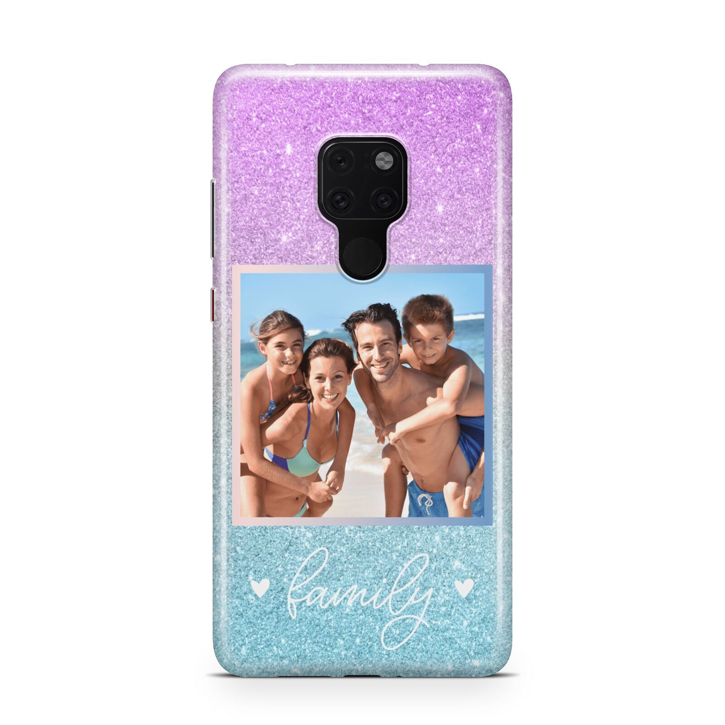 Personalised Glitter Photo Huawei Mate 20 Phone Case