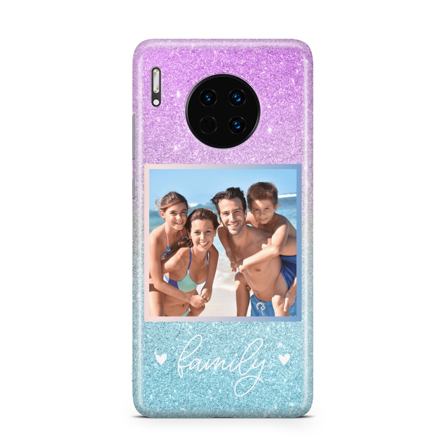 Personalised Glitter Photo Huawei Mate 30